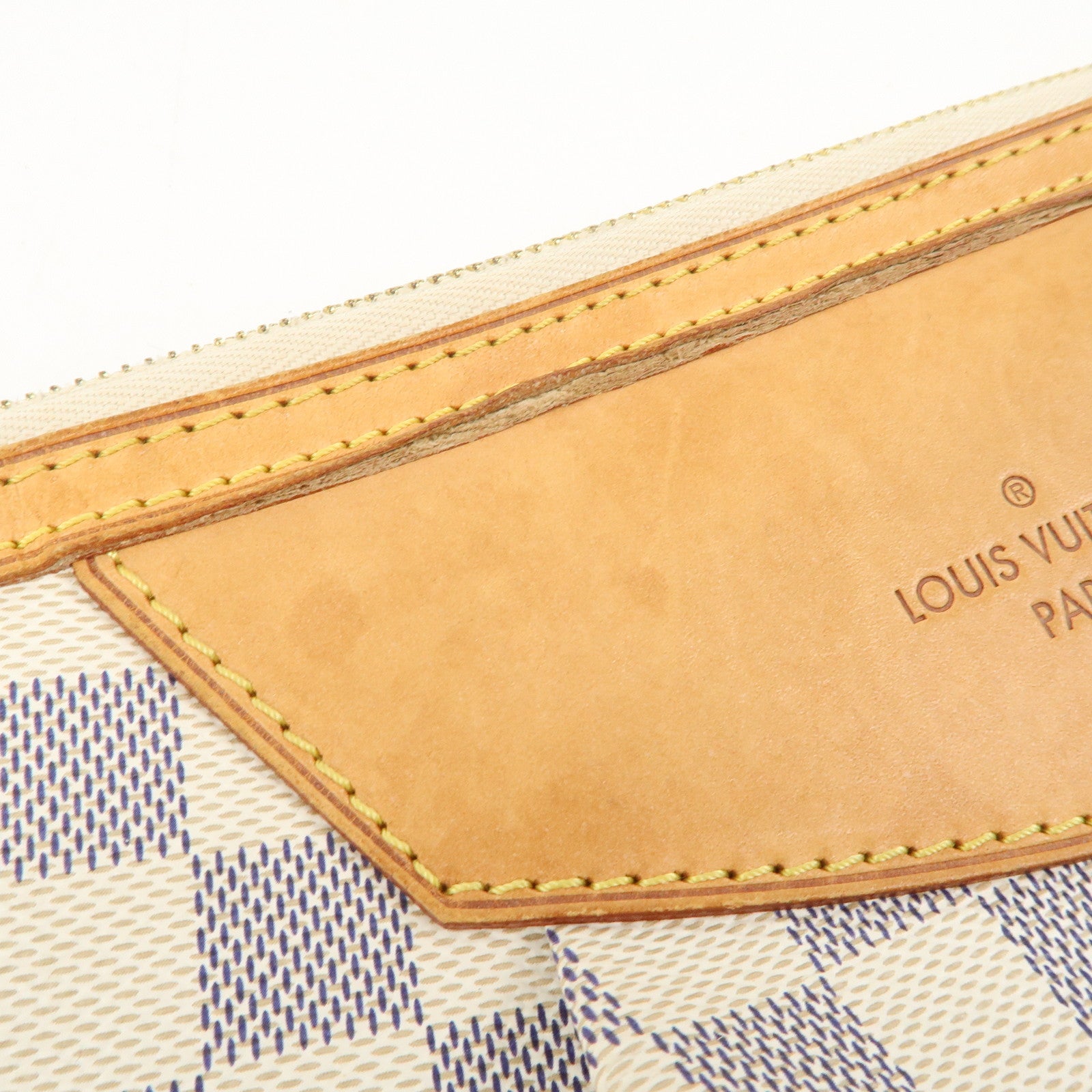 Louis Vuitton Damier Azur Siracusa MM Shoulder Bag N41112 Used