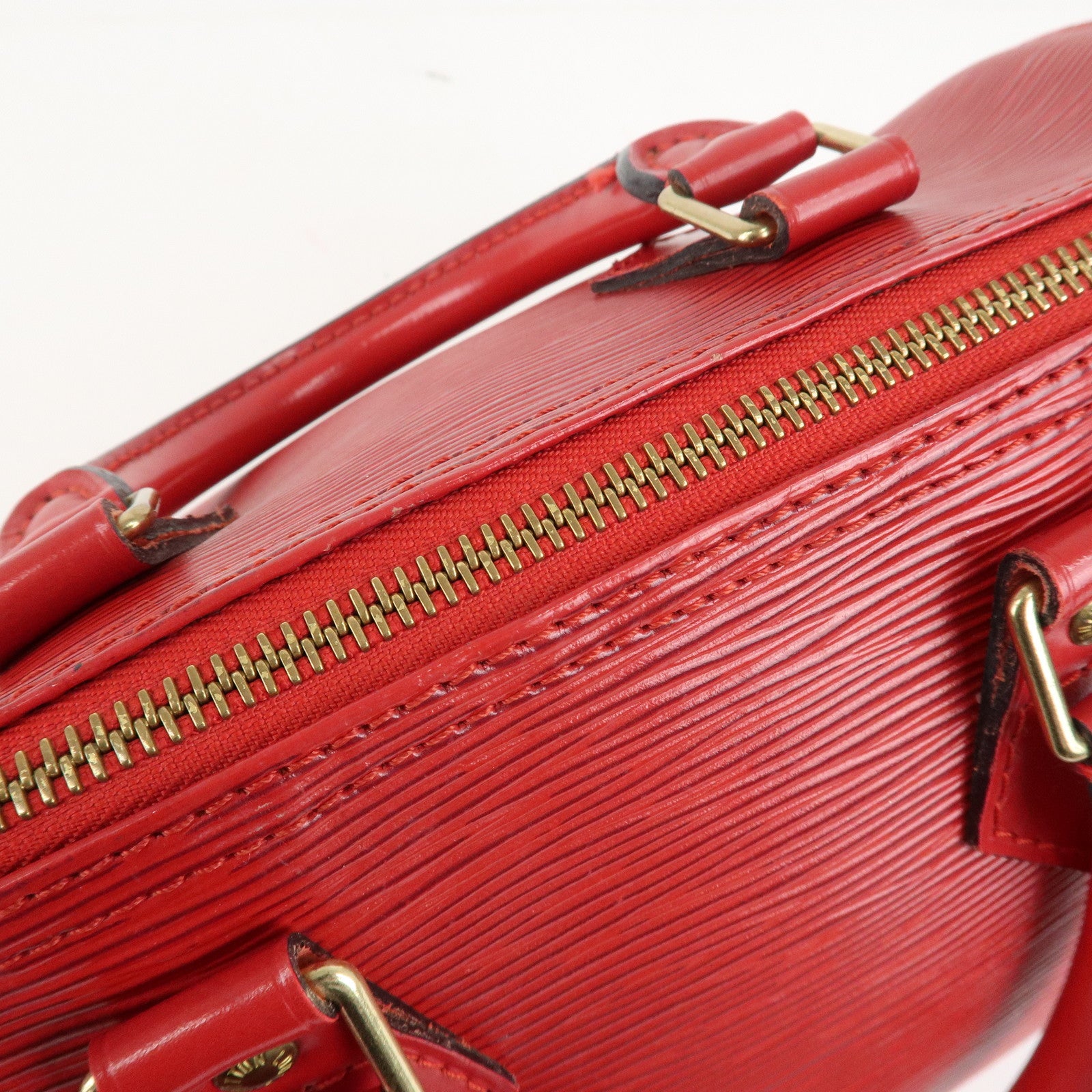 Louis Vuitton Epi Speedy 25 Hand Bag Castilian Red M43017 Used