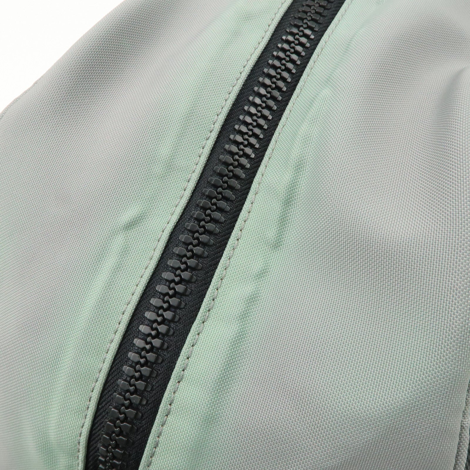 CHANEL Sportsline Nylon Canvas Boston Bag Black Gray A19976 Used