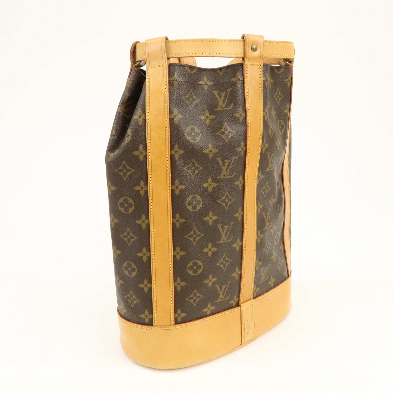 Louis Vuitton Monogram Randonnee PM Shoulder Bag Brown M42243