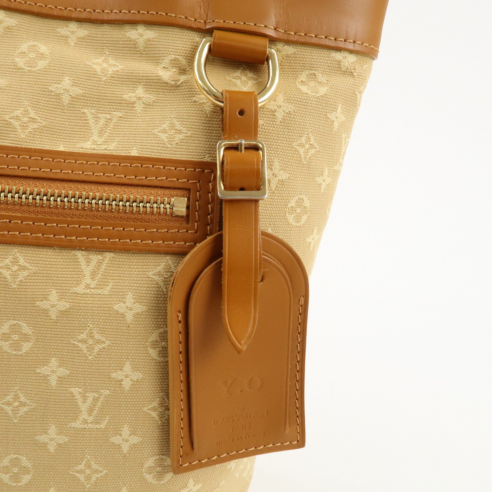 Louis Vuitton Monogram Mini Lucille GM Tote Bag Beige M92683 Used