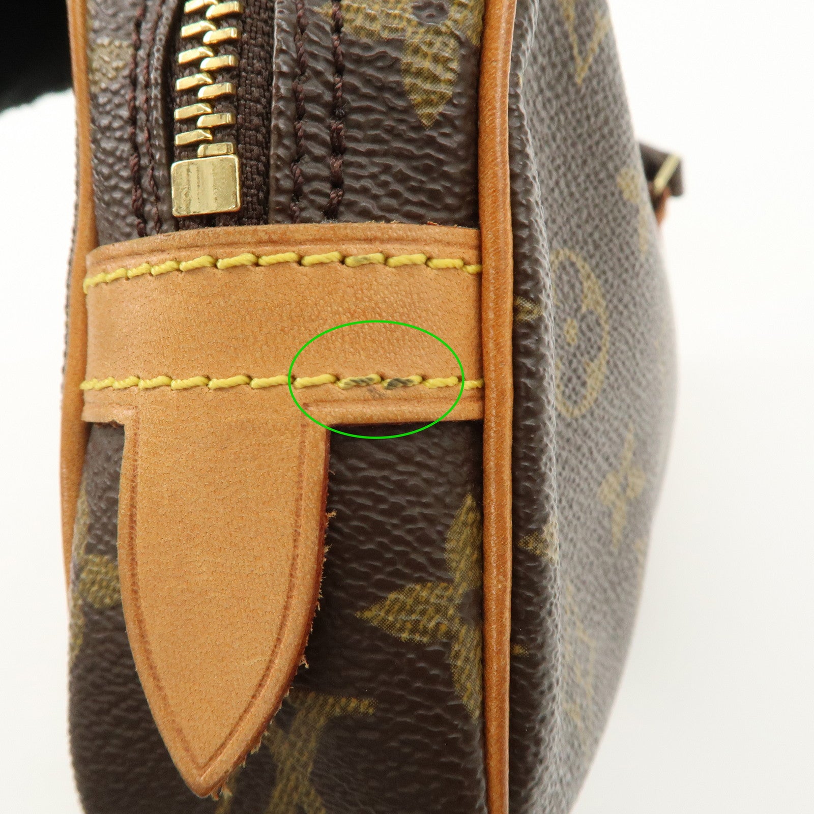 Louis Vuitton Monogram Pochette Marly Bandouliere Brown M51828 Used