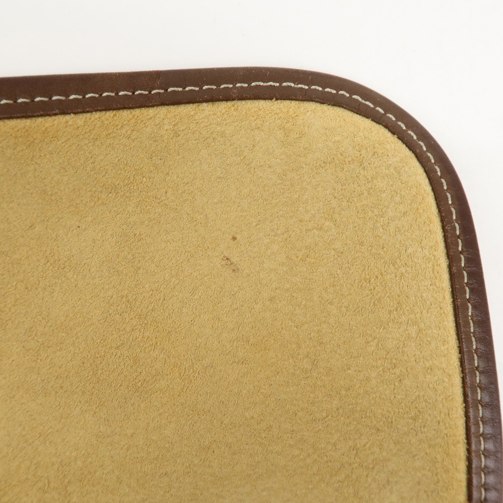 LOEWE Anagram Leather Shoulder Bag Brown Used