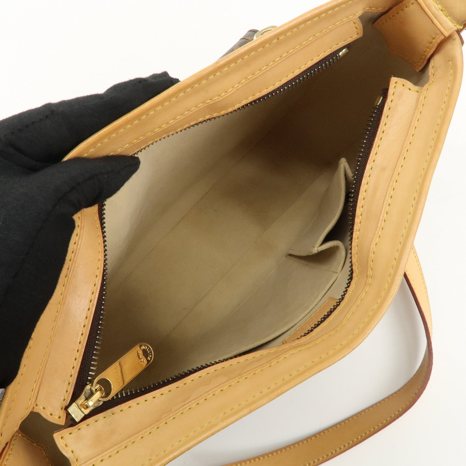 Louis Vuitton Monogram Hudson GM Shoulder Bag Hand Bag M40045 Used