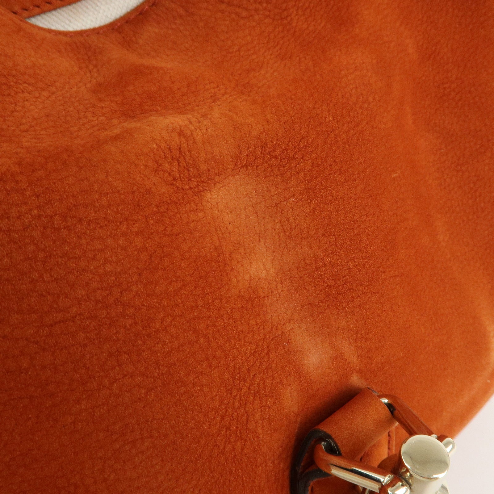 GUCCI New Jackie Suede Shoulder Bag Orange 277520 Used