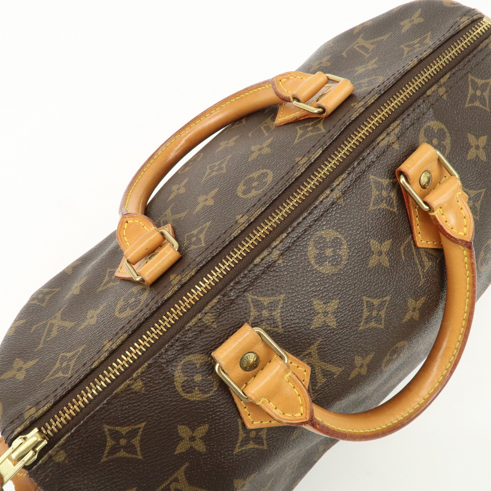 Louis Vuitton Monogram Speedy 30 Hand Bag Boston Bag M41526 Used