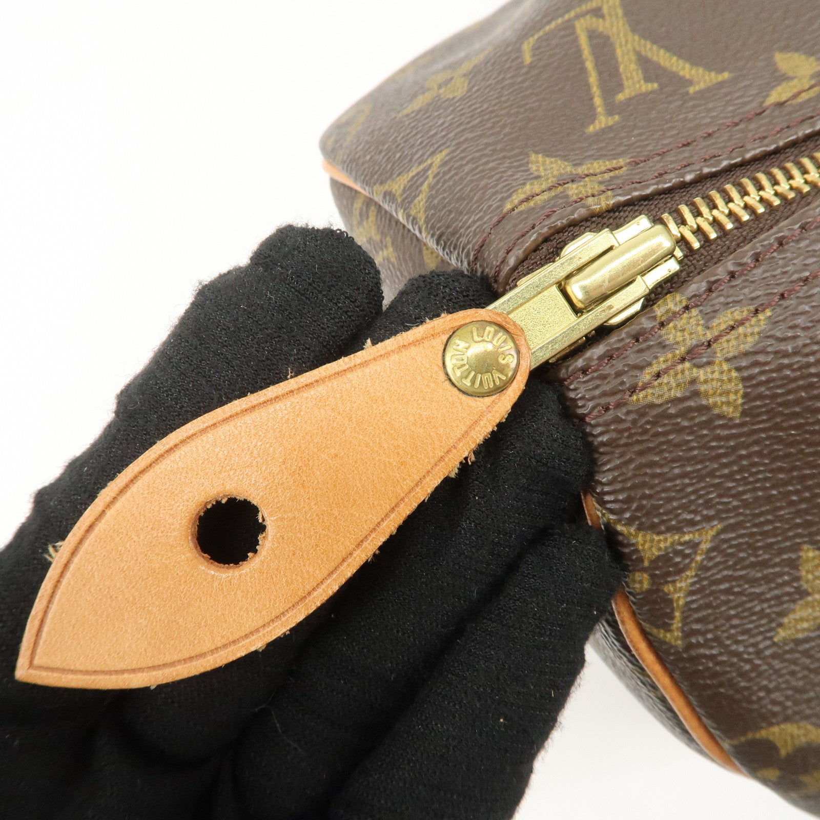 Louis Vuitton Monogram Speedy 40 Hand Bag Boston Bag M41522 Used