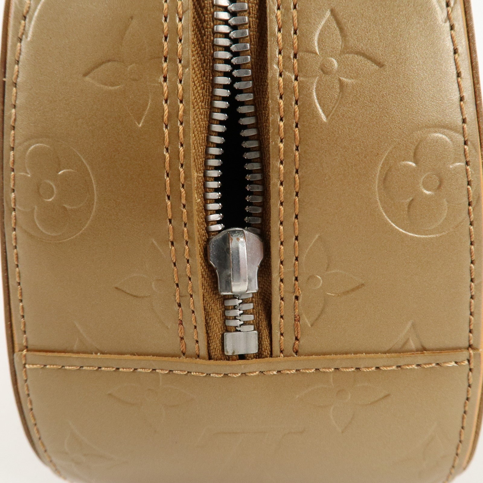 Louis Vuitton Monogram Matte Shelton Hand Bag Ambre M55177 Used