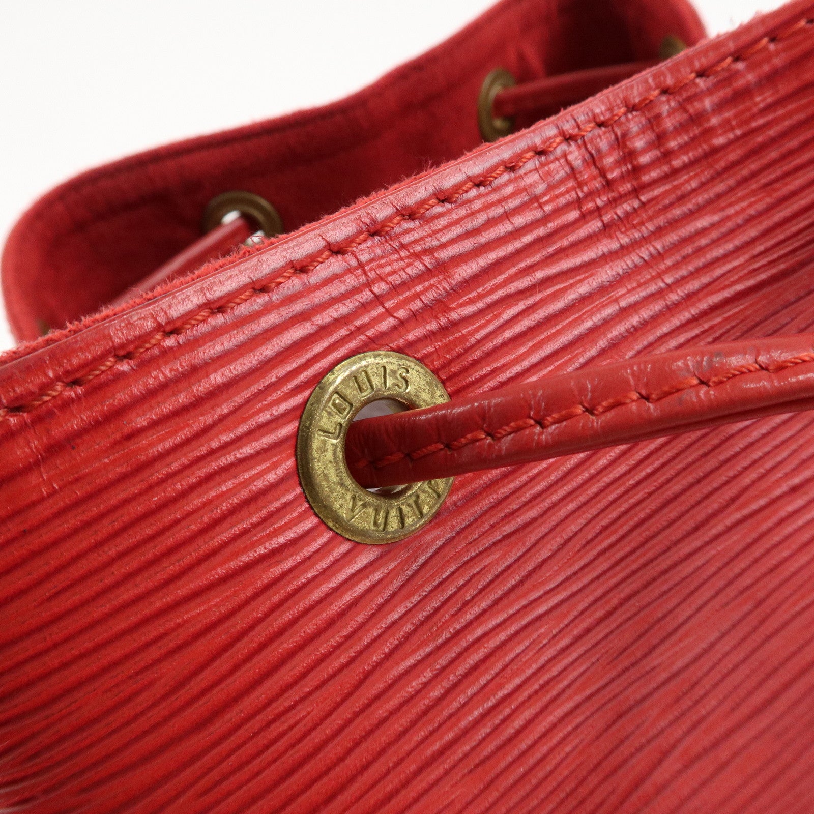 Louis Vuitton Epi Petit Noe Shoulder Bag Castilian Red M44107 Used