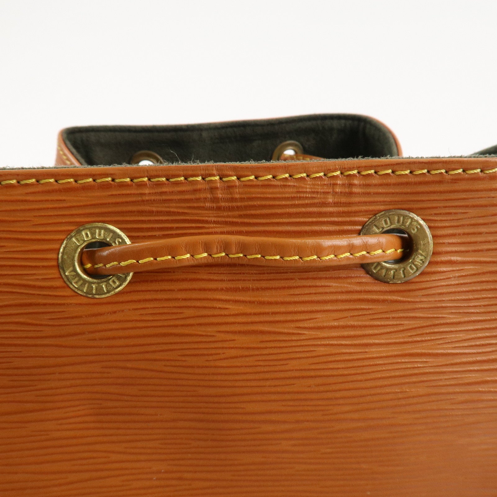 Louis Vuitton Epi Petit Noe Shoulder Bag Zipang Gold M44108 Used