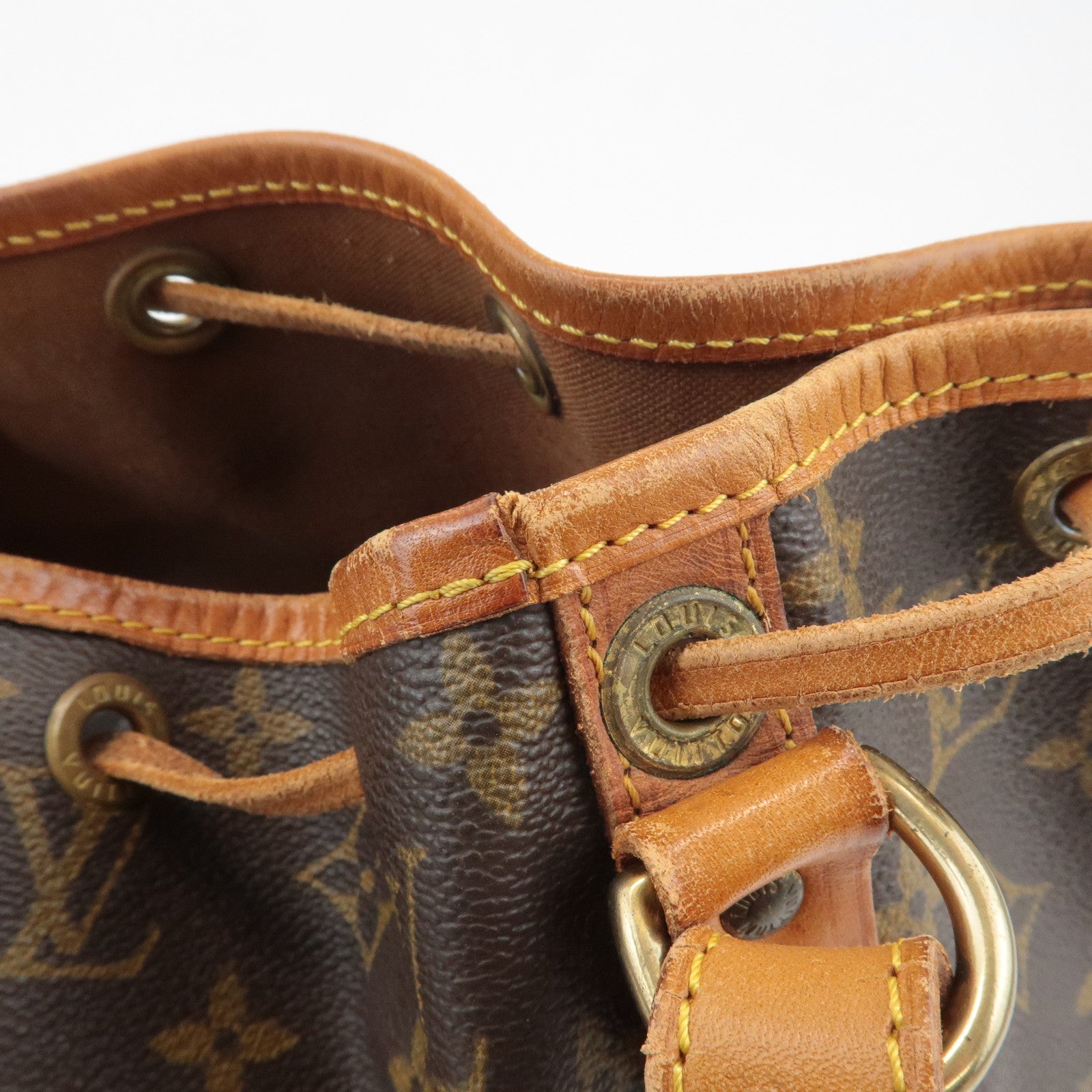 Louis Vuitton Monogram Petit Noe Shoulder Bag Brown M42226 Used