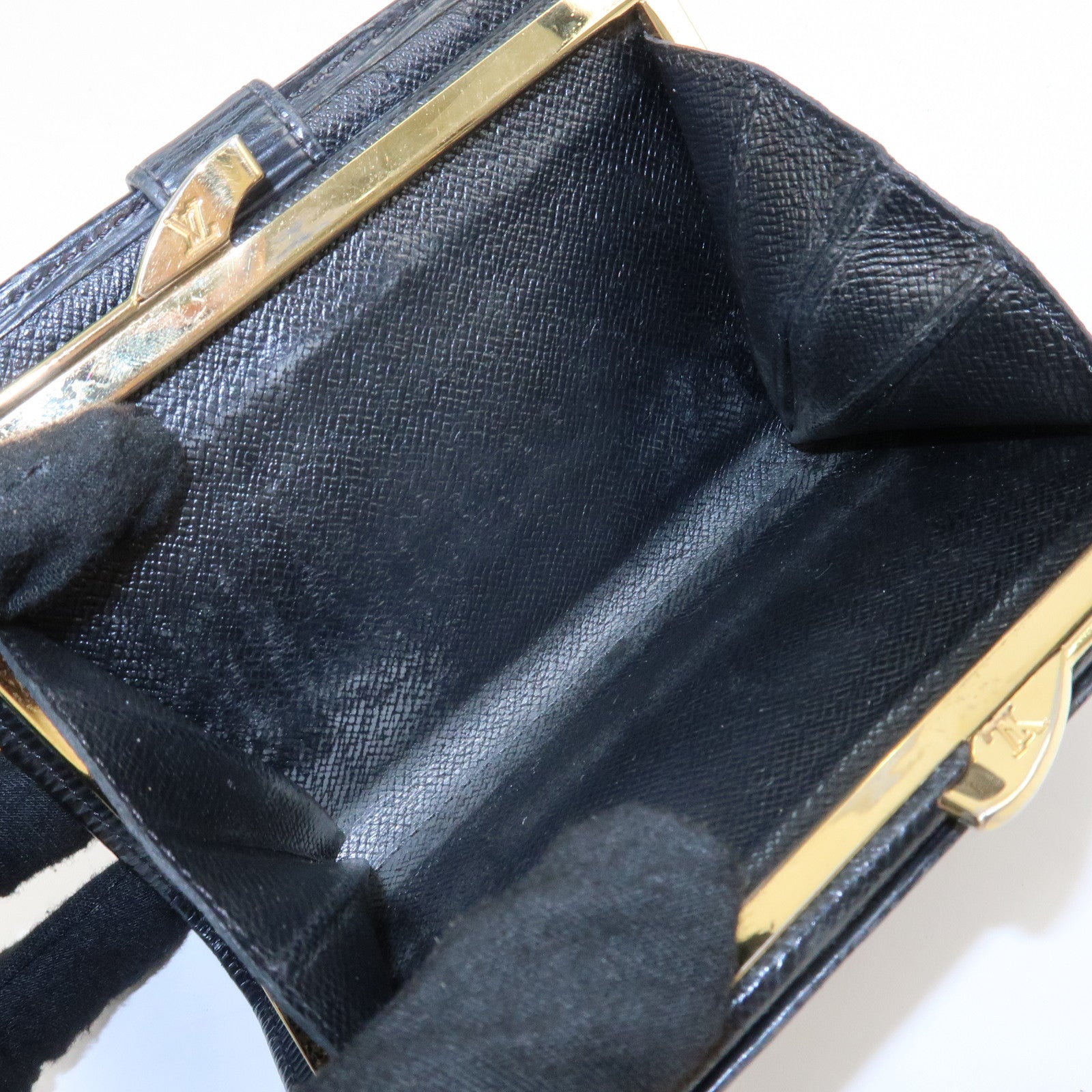 Louis Vuitton Epi Set of 2 Bi-fold Wallet Noir M63642 M63552 Used