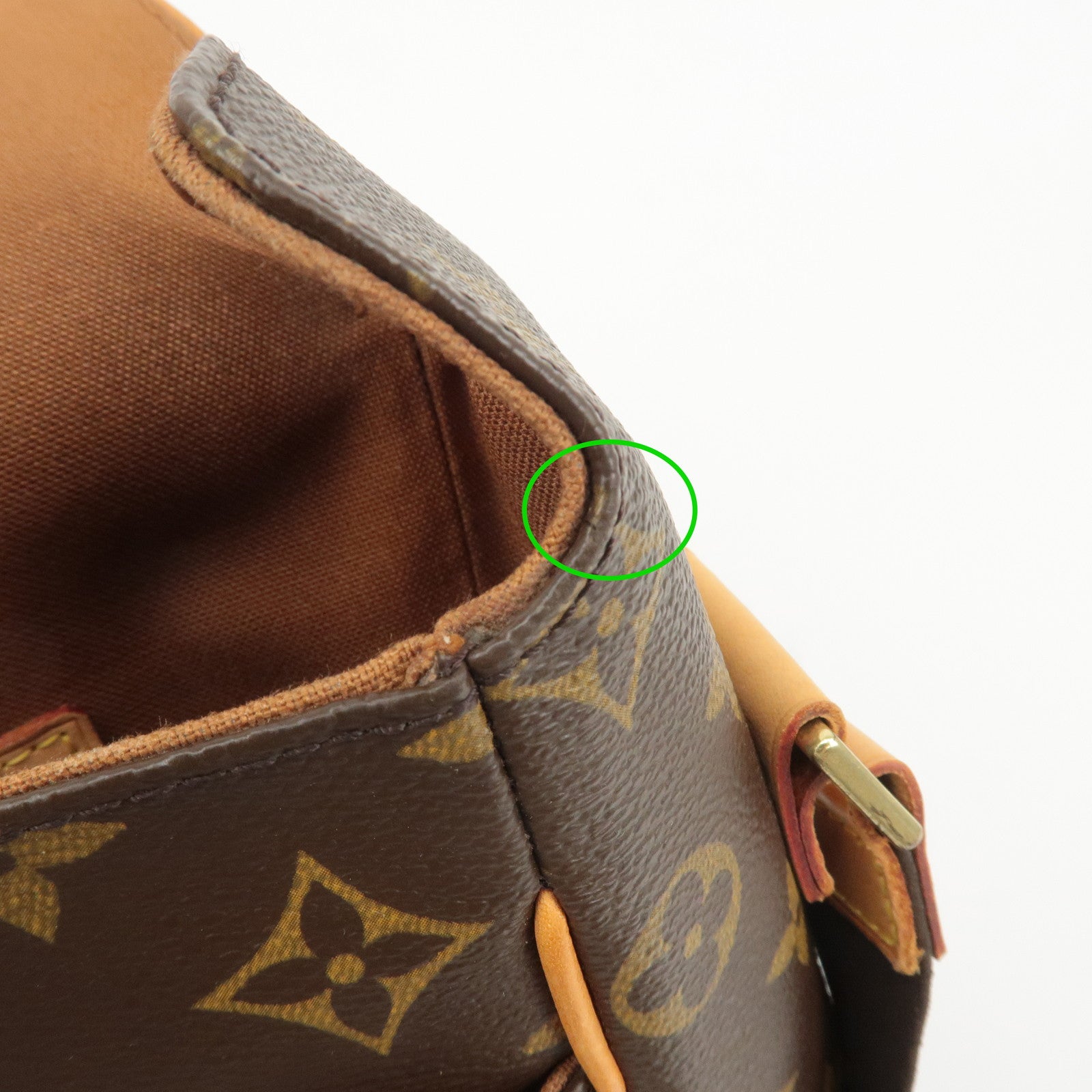 Louis Vuitton Monogram Abbesses Messenger Bag Hand Bag M45257 Used