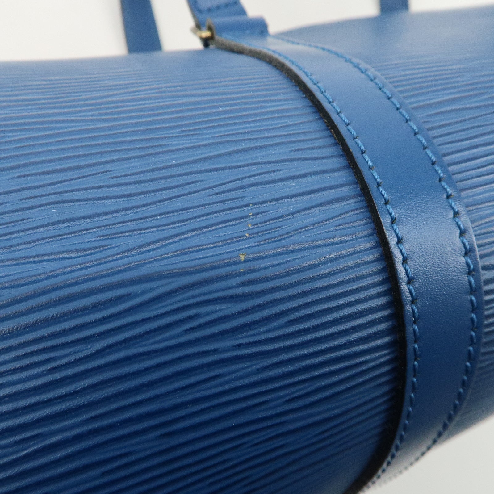 Louis Vuitton Epi Soufflot Shoulder Bag Hand Bag Blue M52222 Used