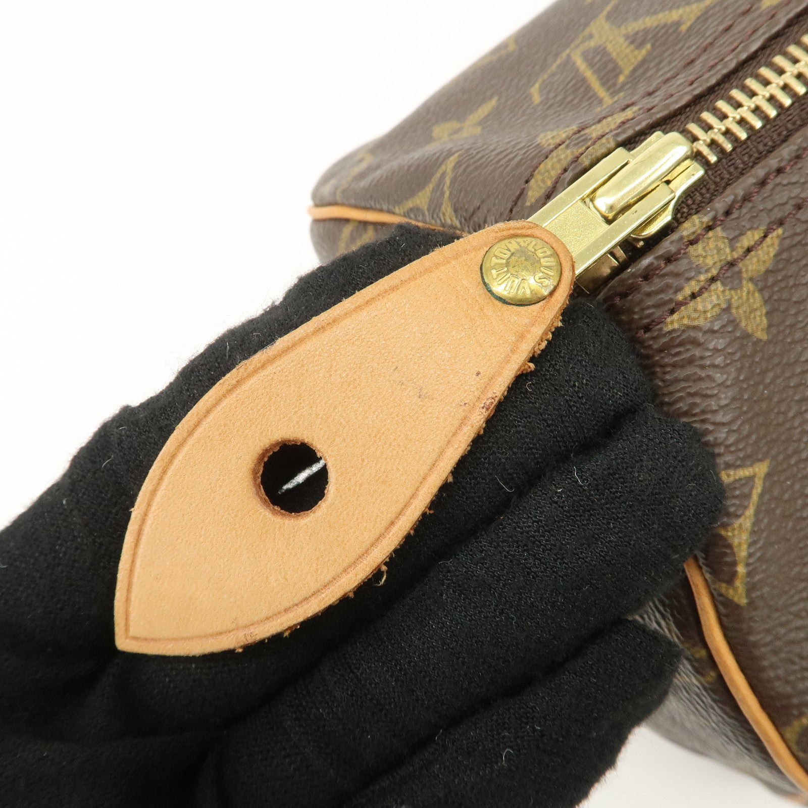 Louis Vuitton Monogram Speedy 40 Hand Bag Boston Bag M41522 Used