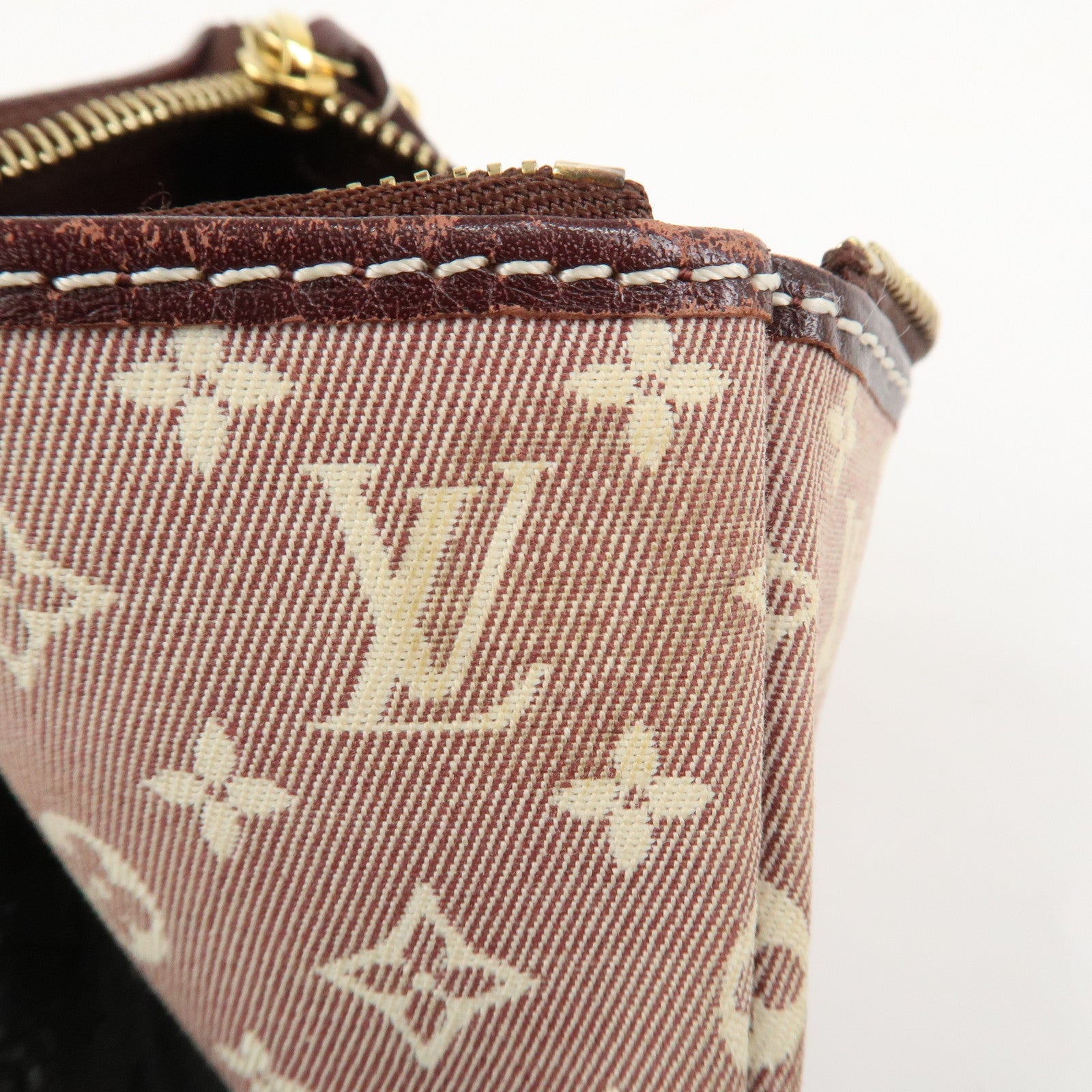 Louis Vuitton Monogram Idylle Pochette Cles Coin Case Sepia M62995 Used