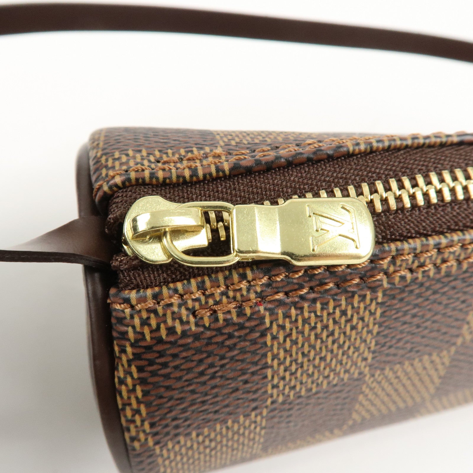 Louis Vuitton Damier Pouch for Papillon Bag Mini Bag Brown Used