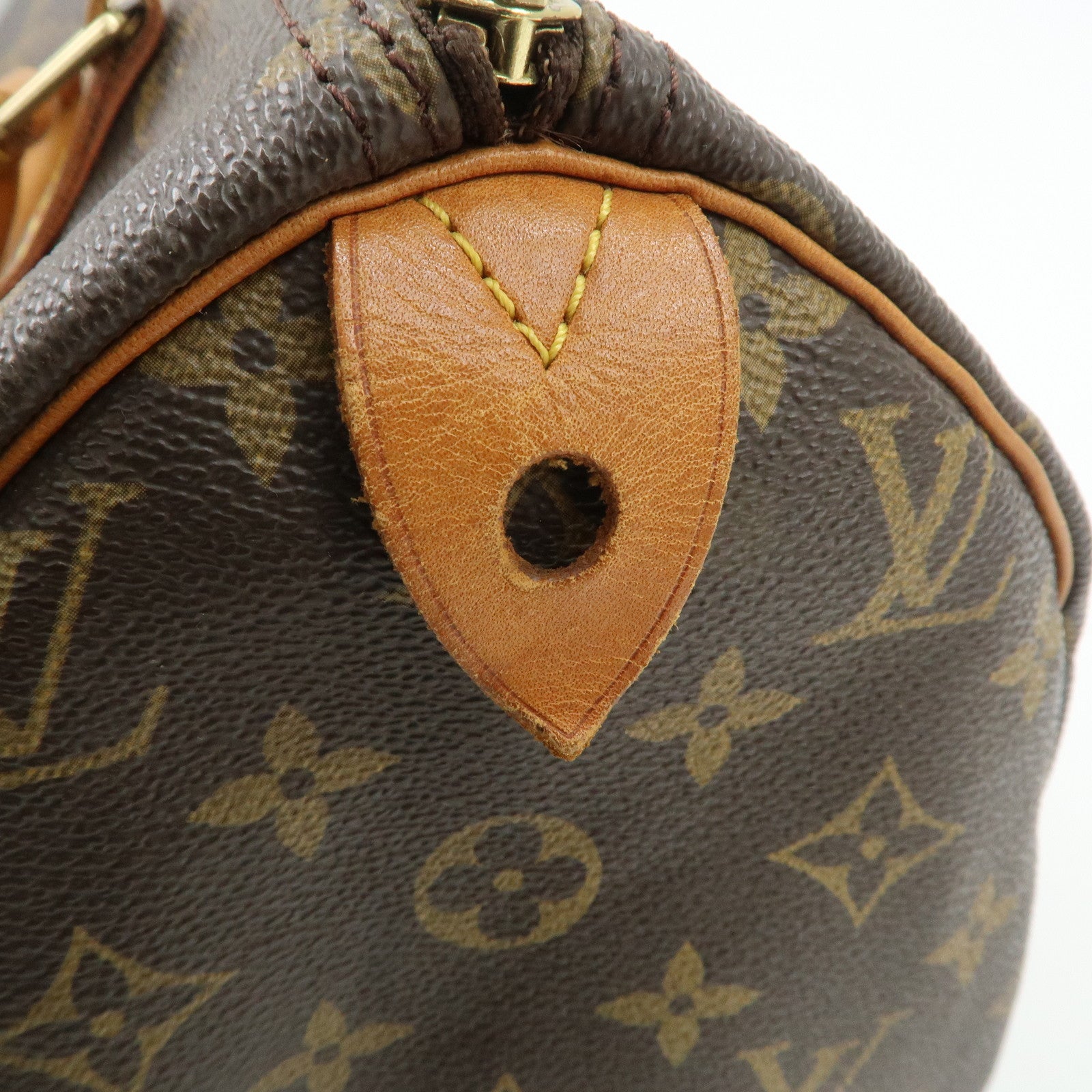 Louis Vuitton Monogram Speedy 30 Hand Bag Boston Bag M41526 Used
