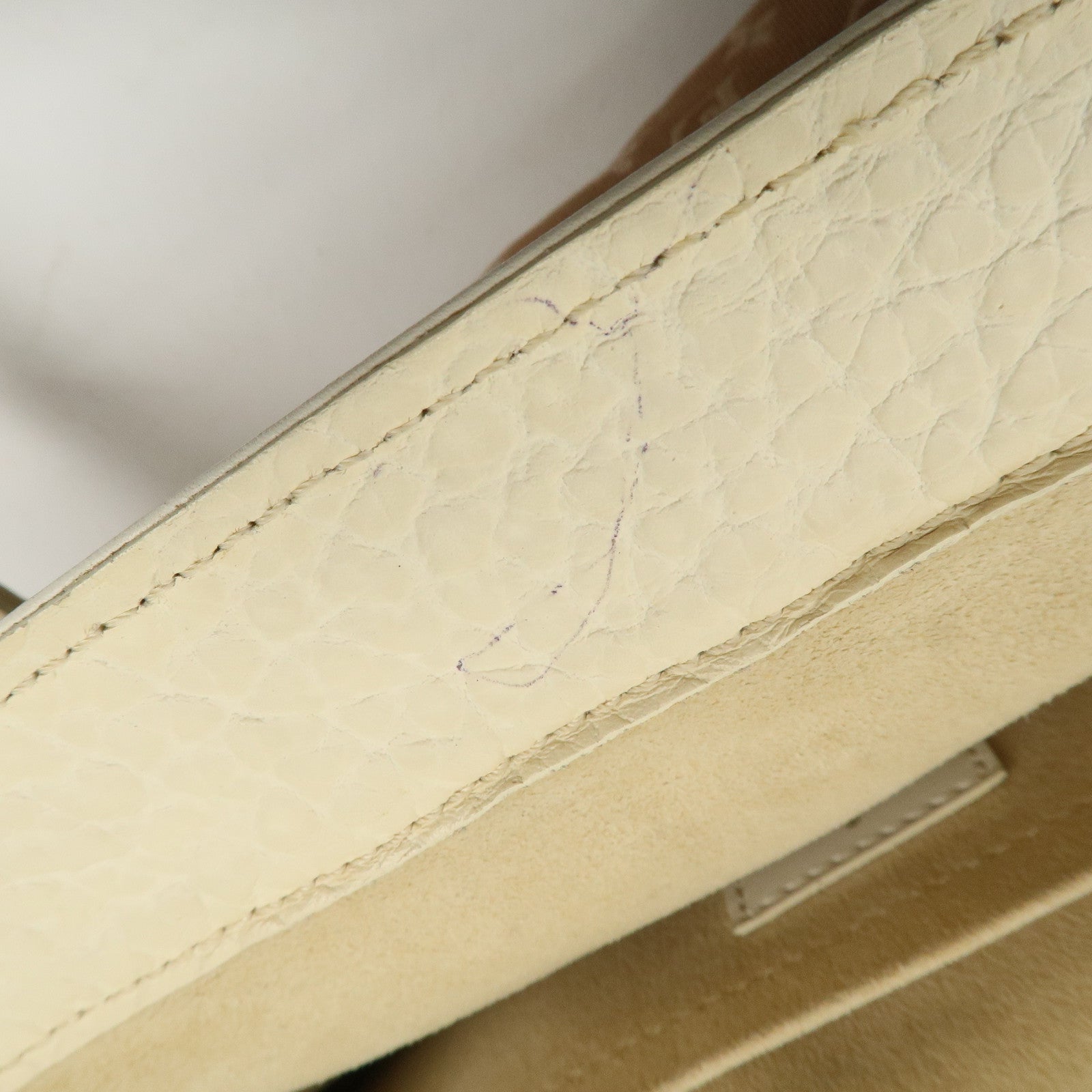 Louis Vuitton Monogram Mini Lin Trapeze PM Hand Bag Caramel M40059 Used