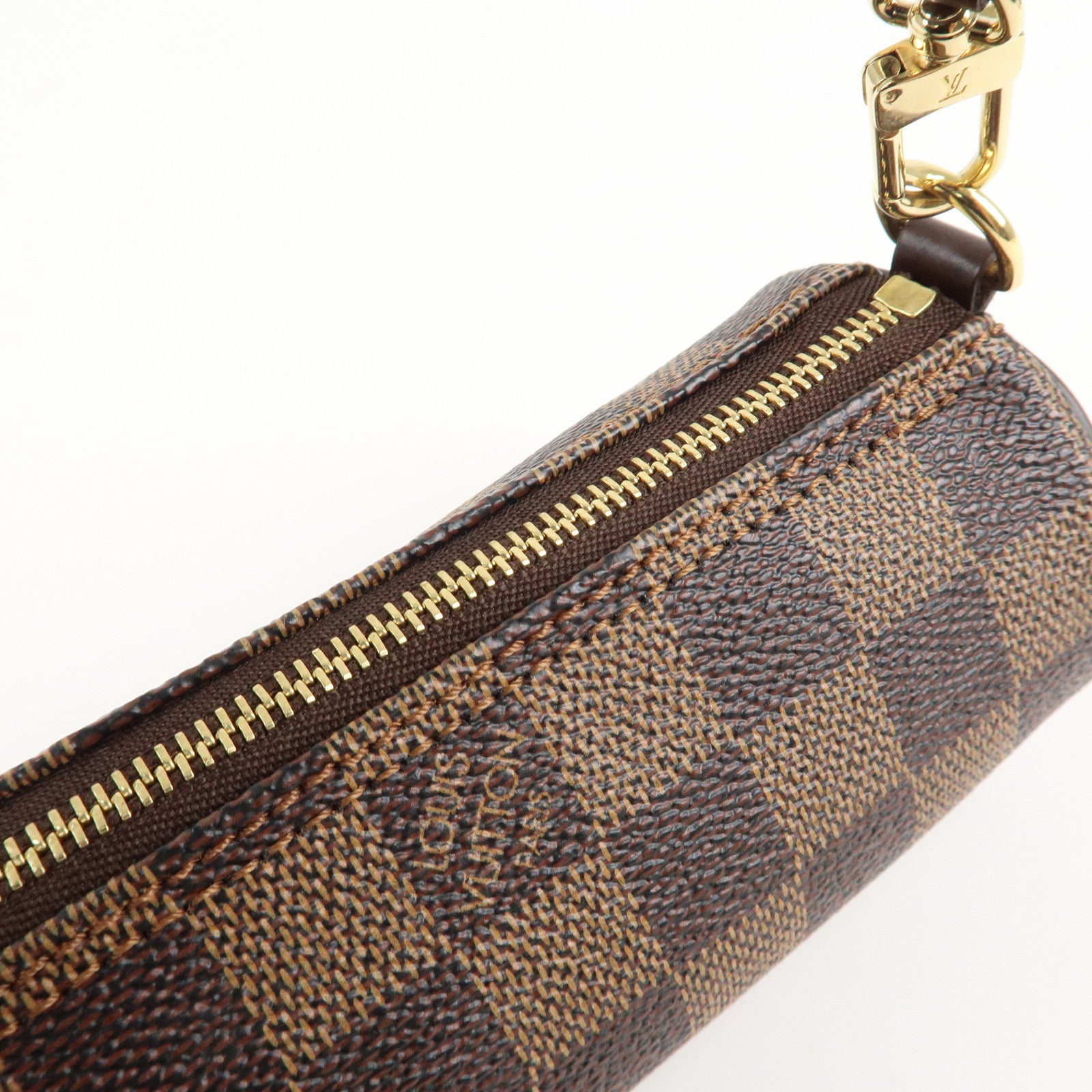 Louis Vuitton Damier Pouch for Papillon Bag Mini Bag Brown Used