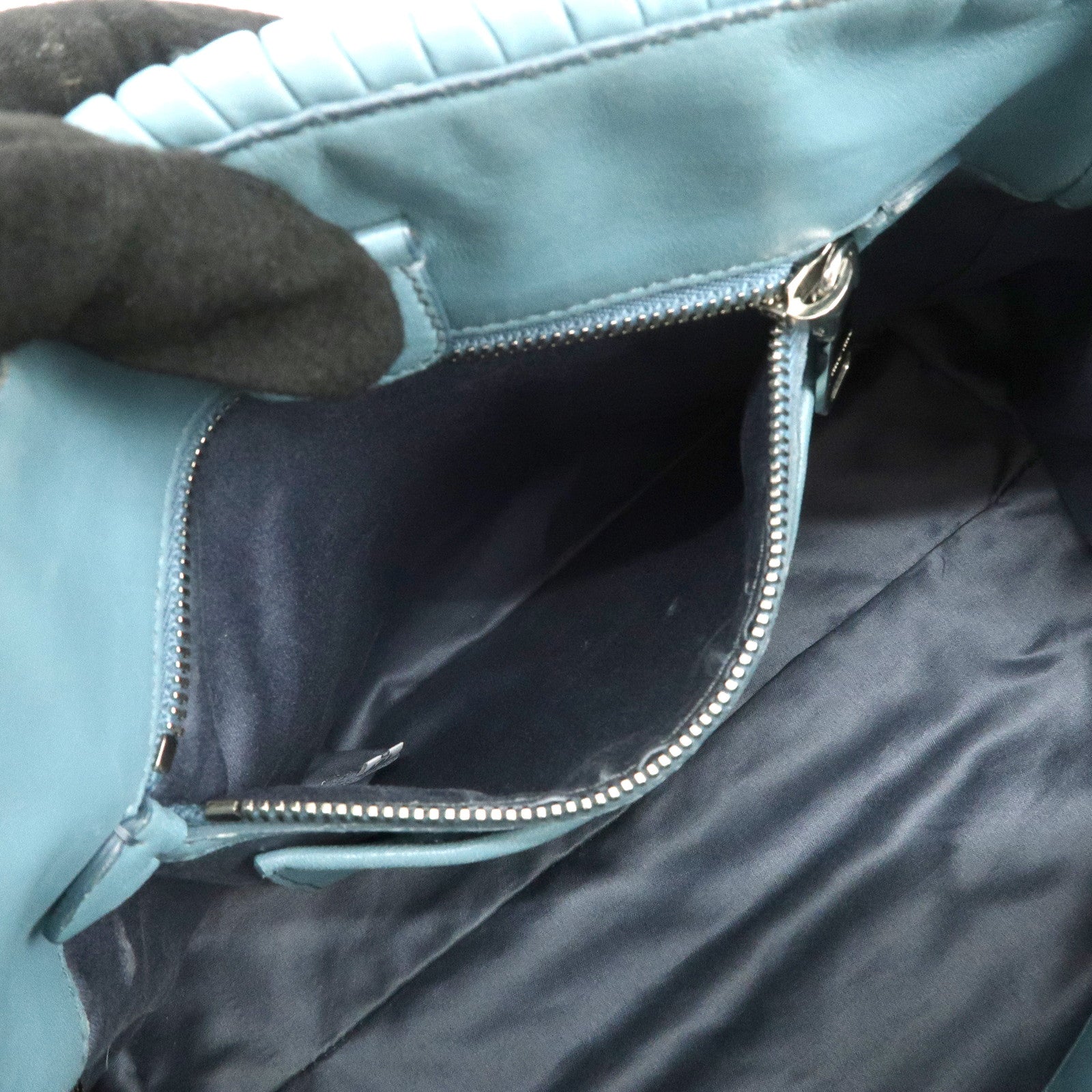 MIU MIU Matelasse Nappa Crystal Leather 2WAY Bag RN0958 Used