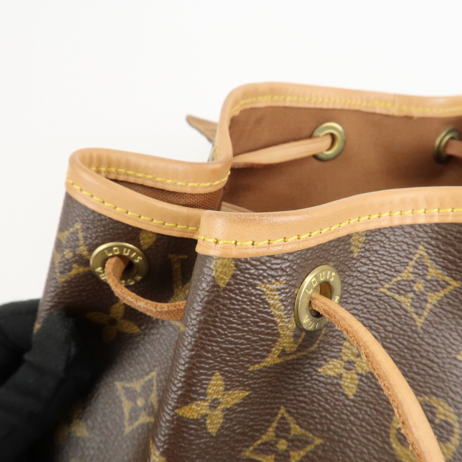 Louis Vuitton Monogram Montsouris MM Back Pack Bag M51136 Used