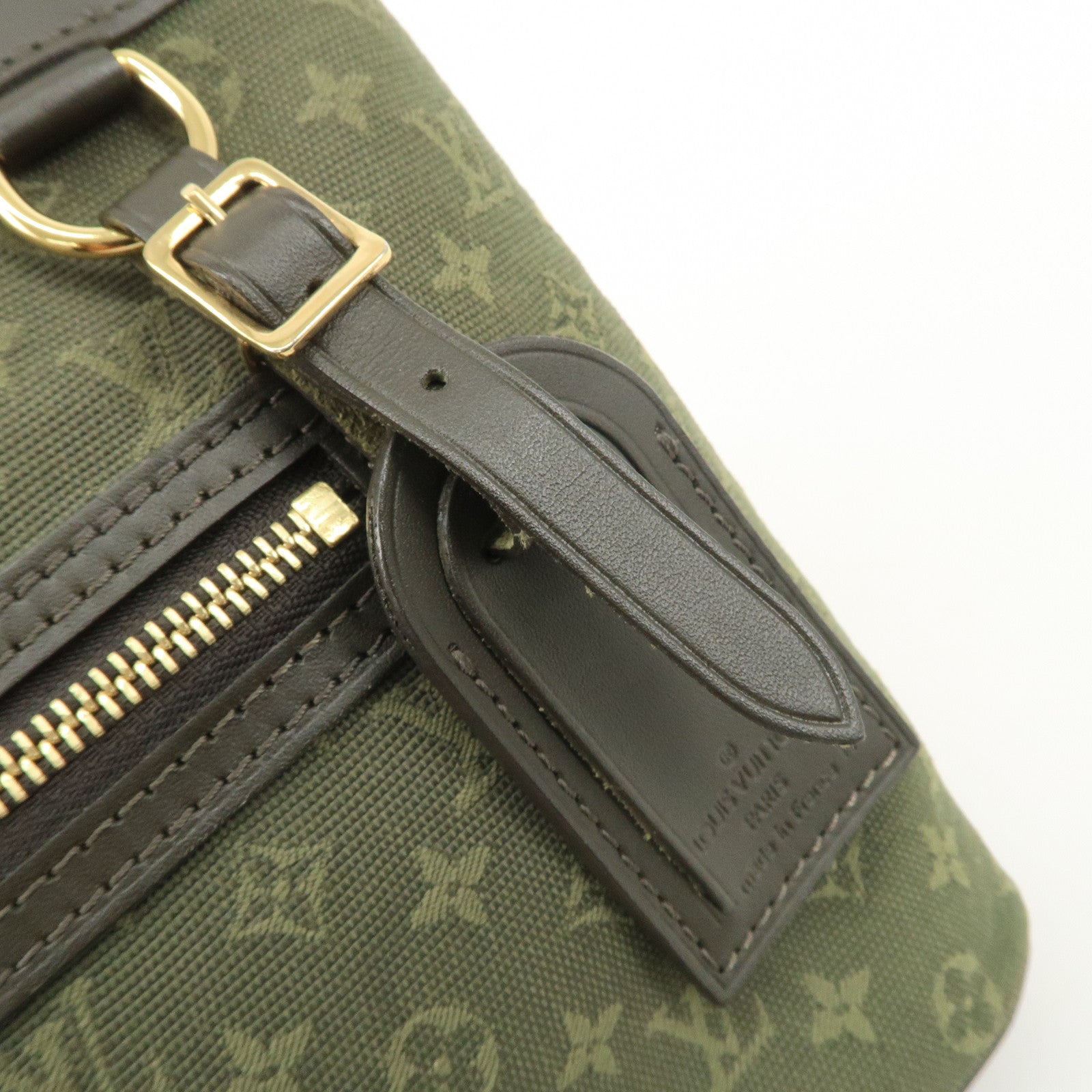 Louis Vuitton Monogram Mini Lucille PM Hand Bag TST Khaki M92682 Used