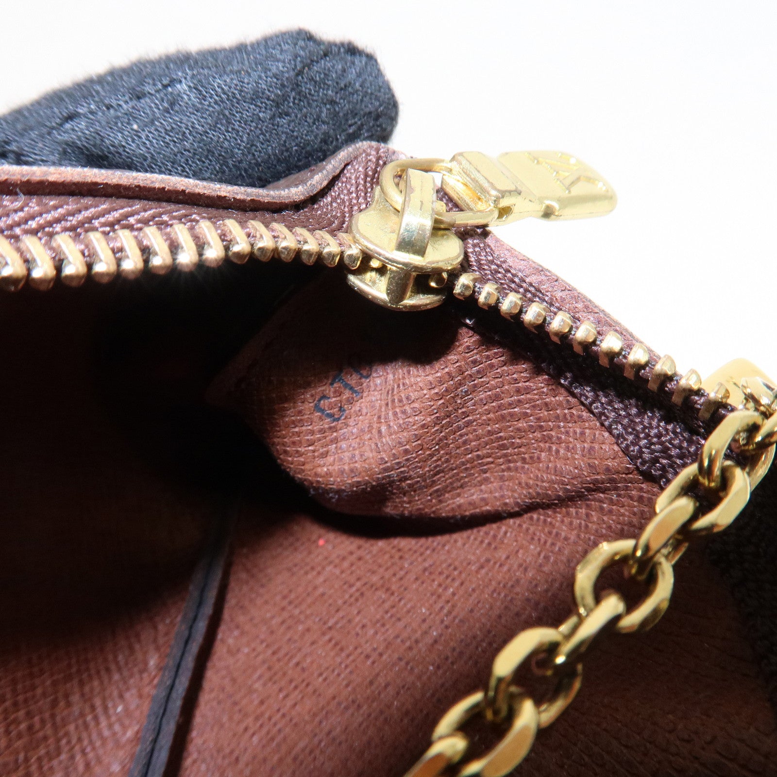 Louis Vuitton Monogram Pochette Cles Coin Case Key Case M62650 Used