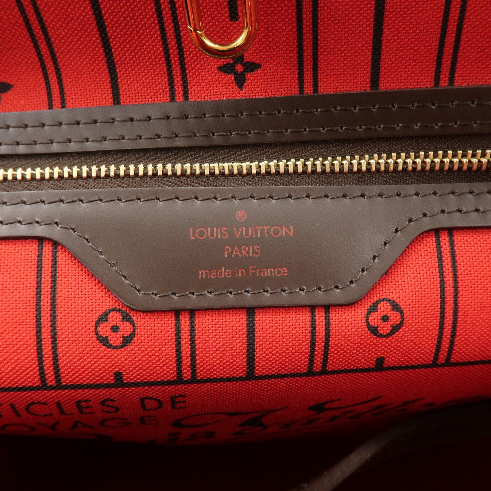 Louis Vuitton Damier Neverfull MM Tote Bag Shoulder Bag N51105 Used