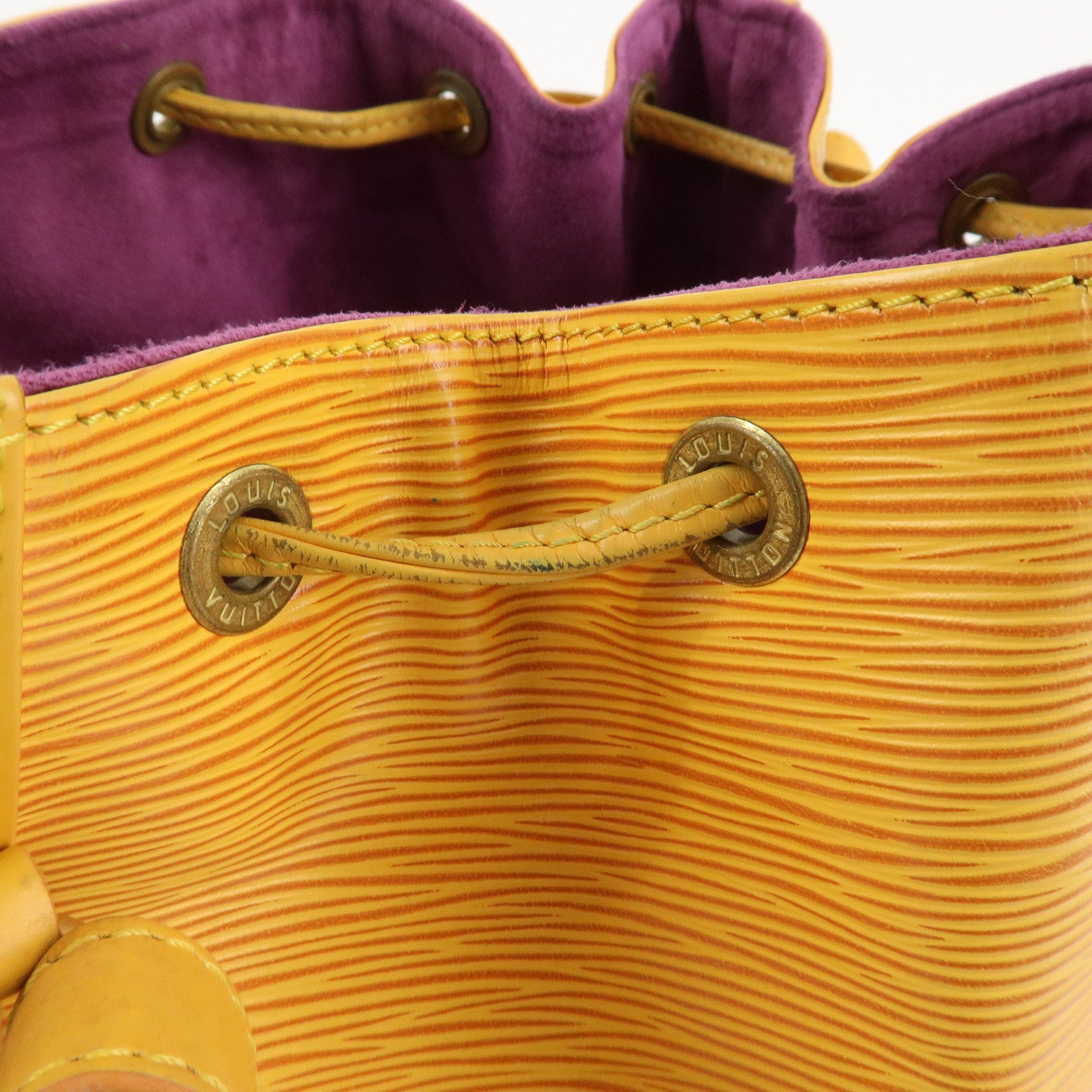 Louis Vuitton Epi Petit Noe Shoulder Bag Tassili Yellow M44109 Used