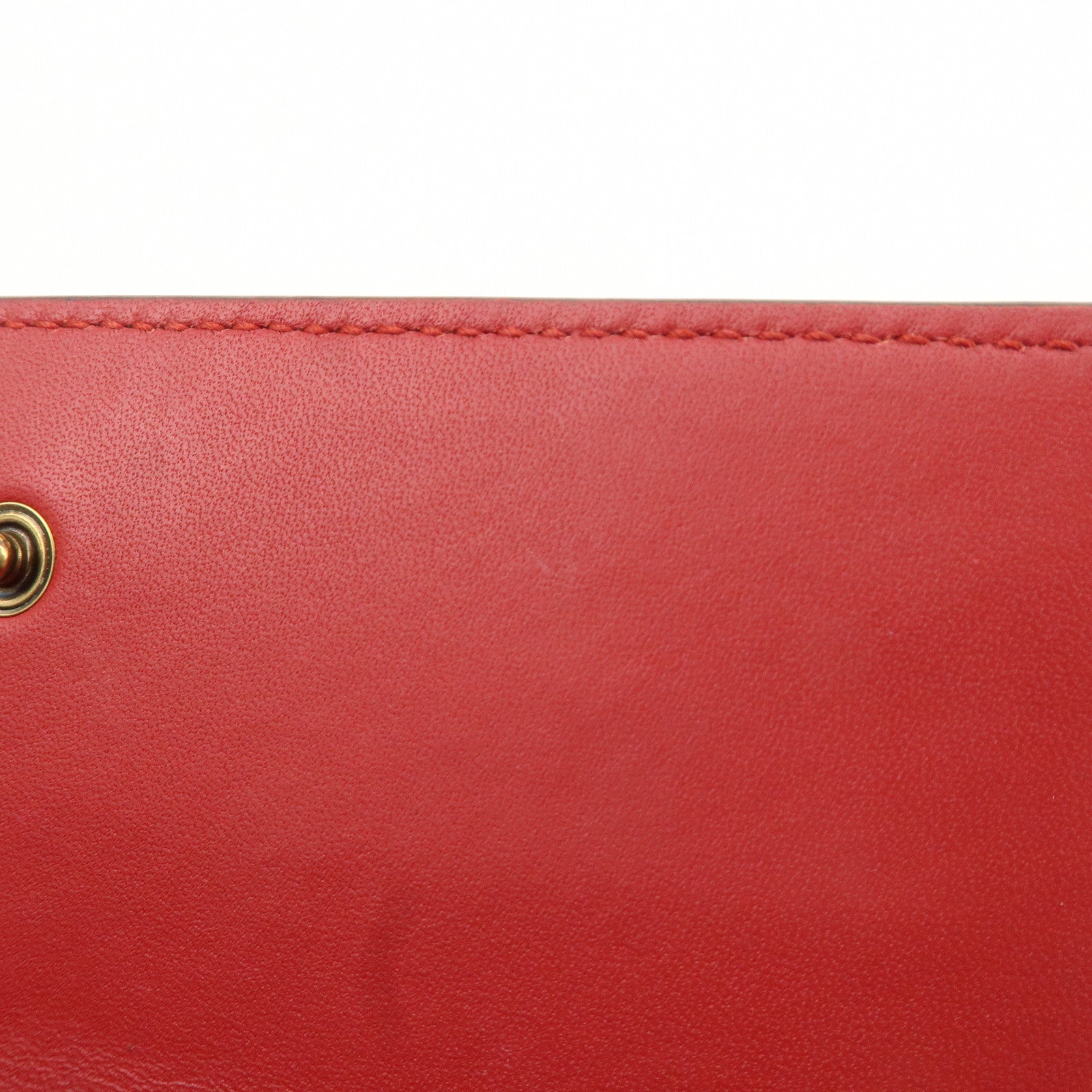 GUCCI GG Supreme Leather Cherry Chain Shoulder Bag 481291 Used