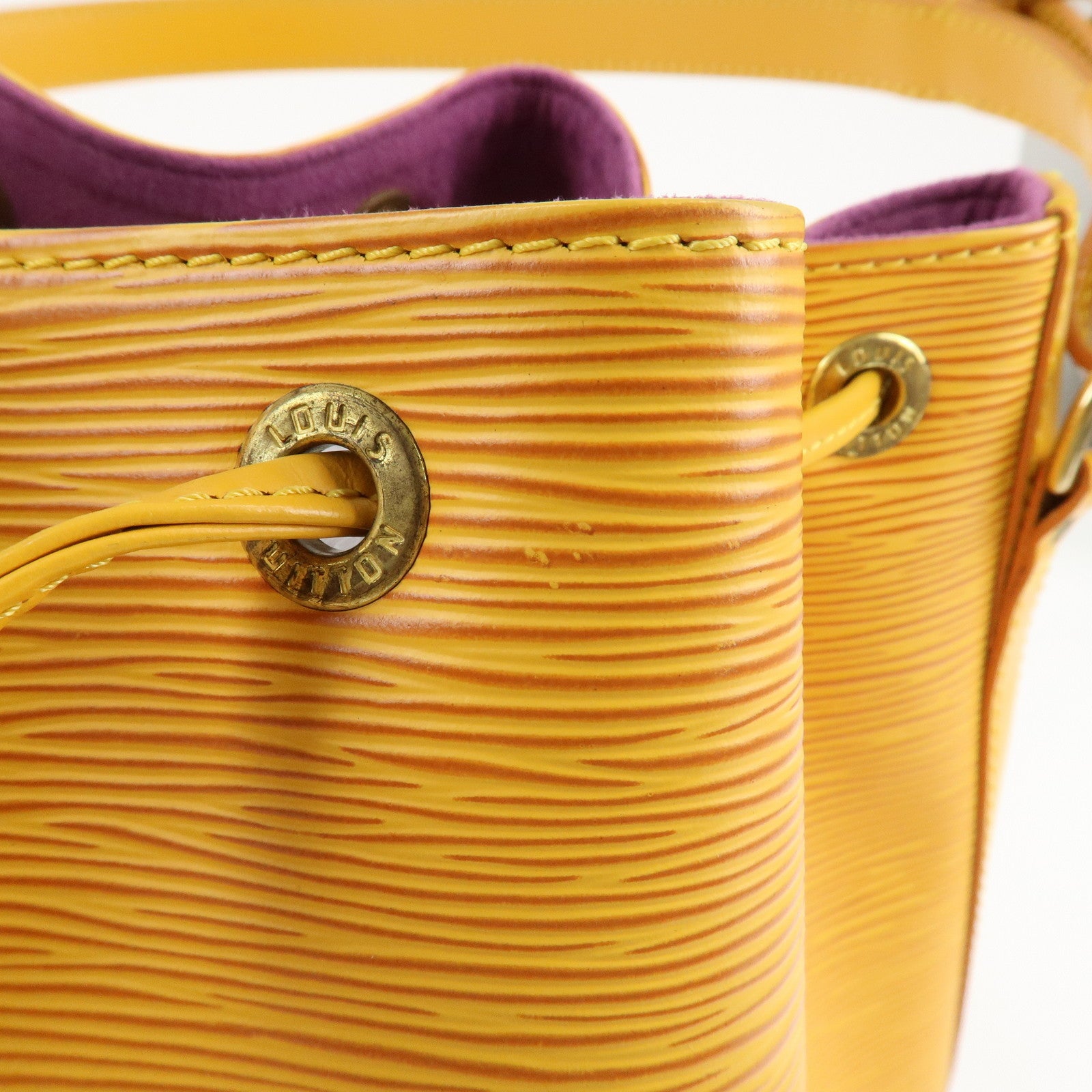 Louis Vuitton Epi Petit Noe Shoulder Bag Tassili Yellow M44109 Used