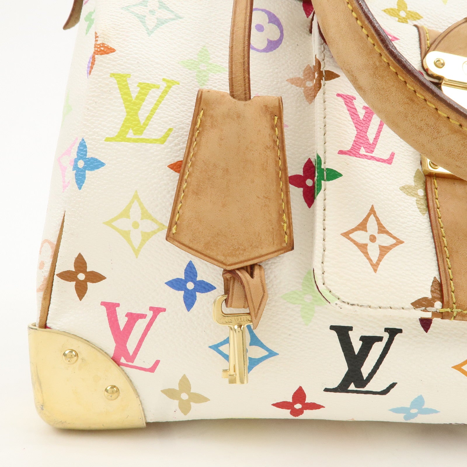 Louis Vuitton Monogram Multicolor Speedy 30 Hand Bag M92643 Used