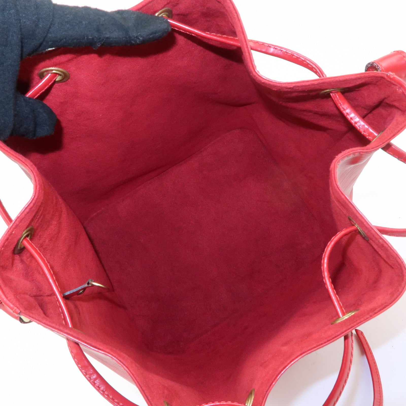 Louis Vuitton Epi Petit Noe Shoulder Bag Castilian Red M59017 Used