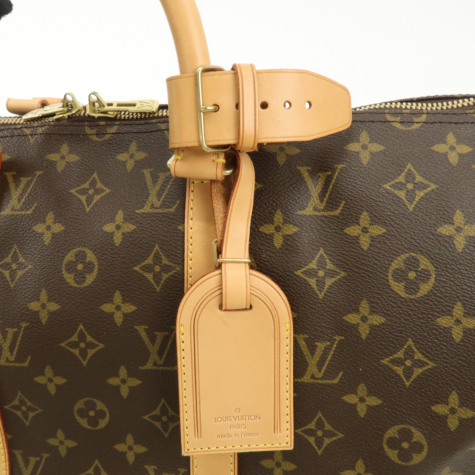 Louis Vuitton Monogram Keep All Bandouliere 50 Boston Bag M41416 Used