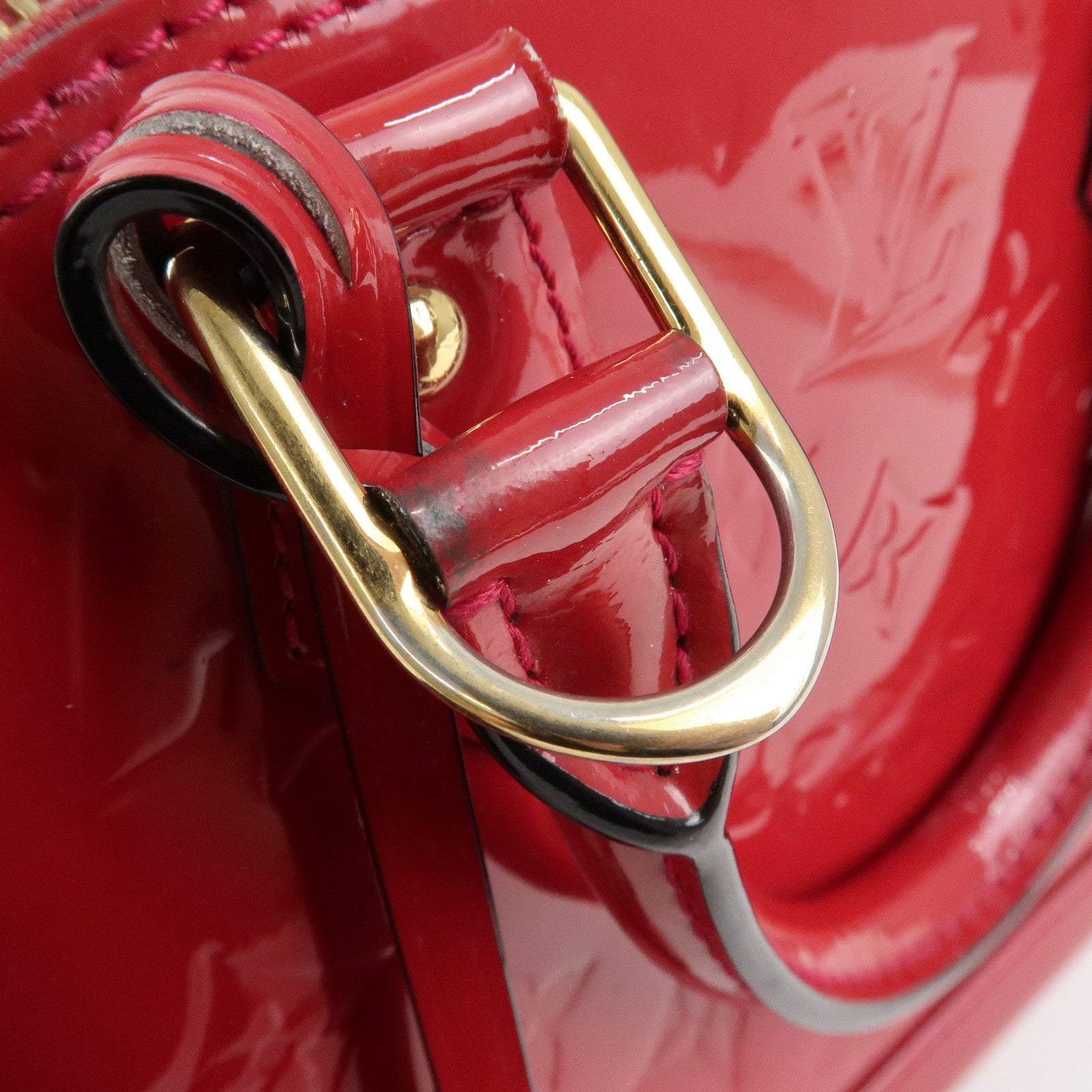 Louis Vuitton Monogram Vernis Alma BB 2Way Bag Rose Indien M91771 Used