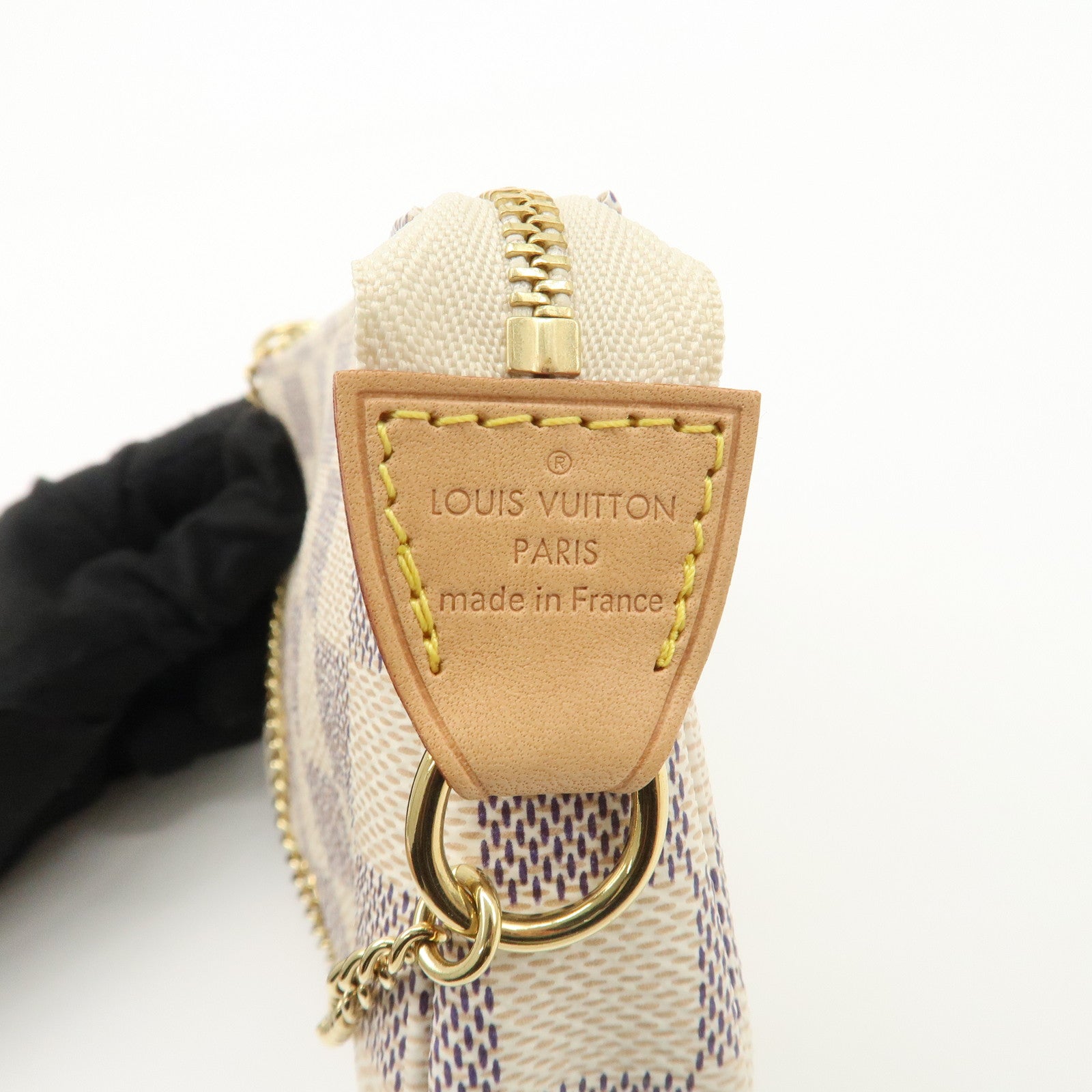 Louis Vuitton Damier Azur Mini Pochette Accessoires Pouch N58010 Used