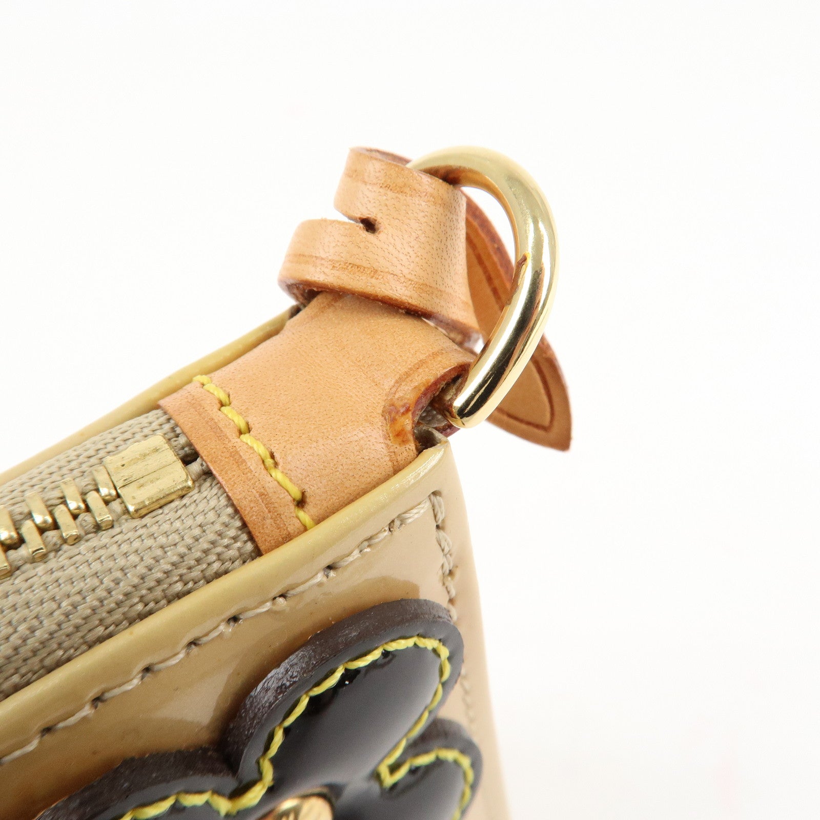 Louis Vuitton Monogram Vernis Flower Lexington Hand Bag M92246 Used