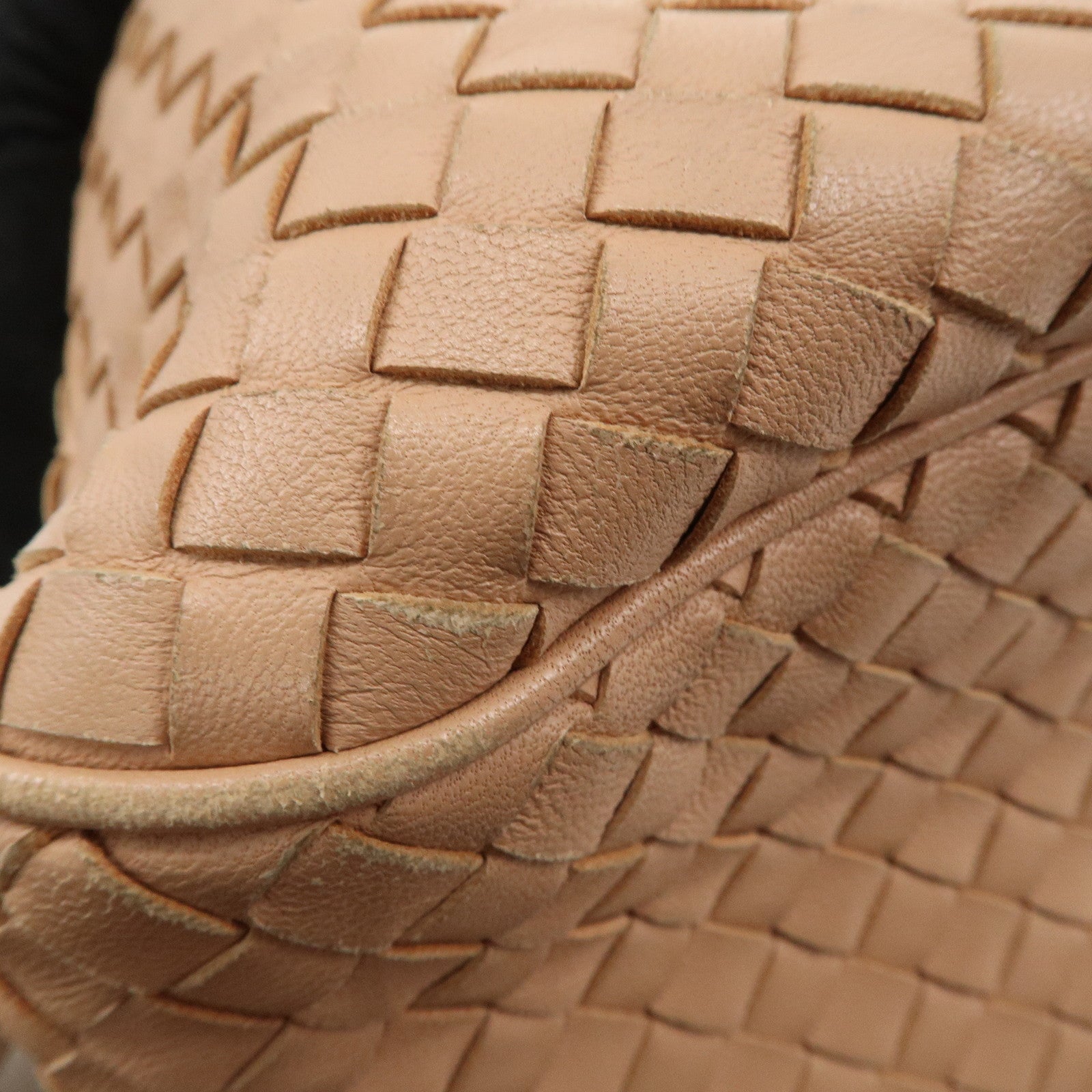 BOTTEGA VENTETA Intrecciato Leather Satchel Tote Bag 148323 Used