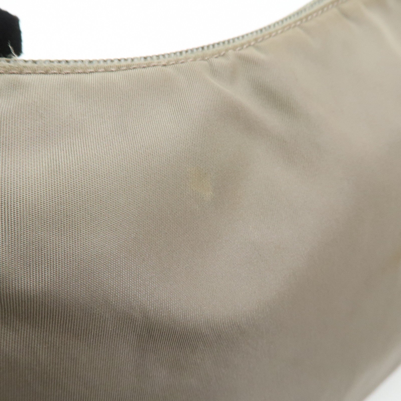 PRADA Nylon Shoulder Bag Gray Used