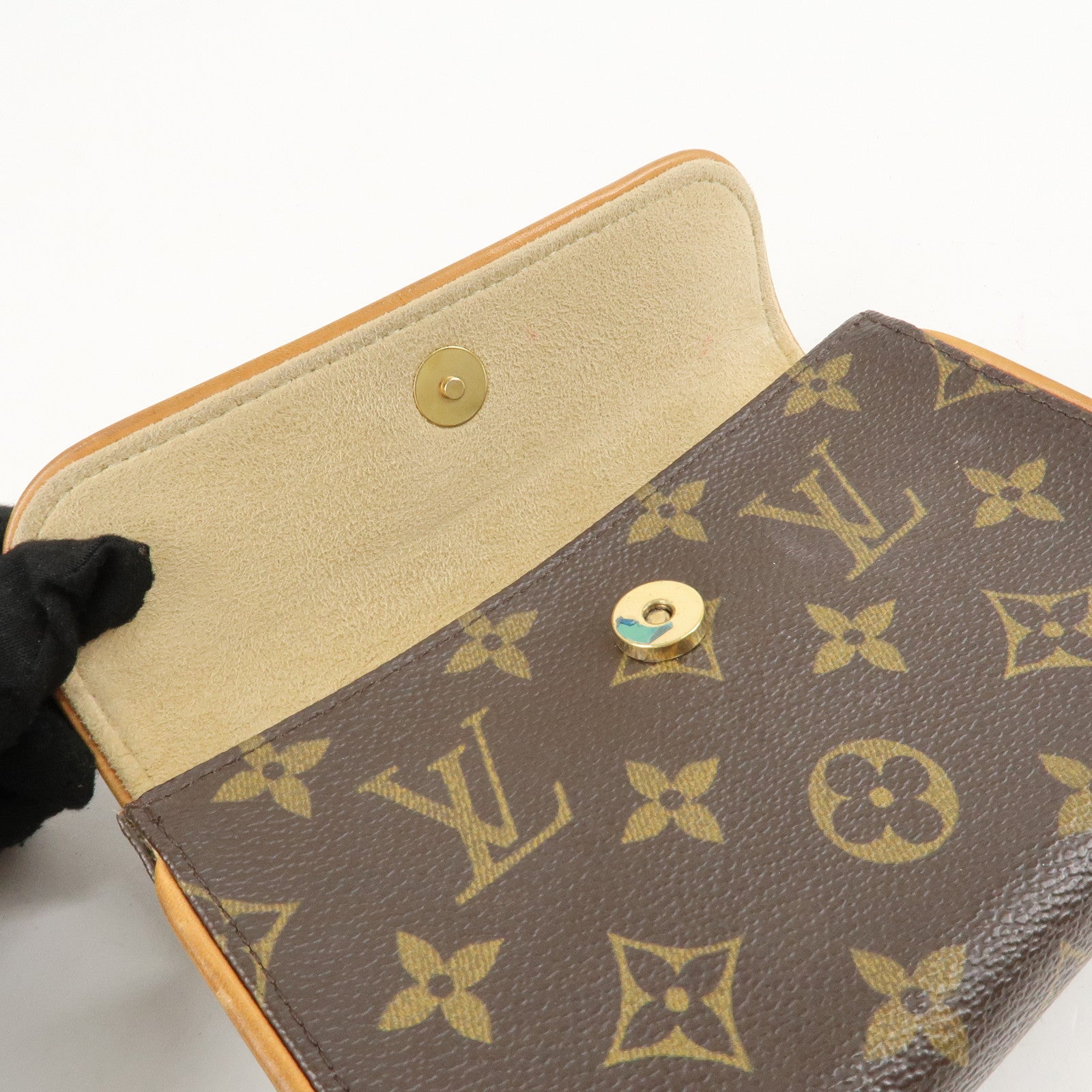 Louis Vuitton Monogram Pochette Florentine Waist Bag BeltXS M51855 Used