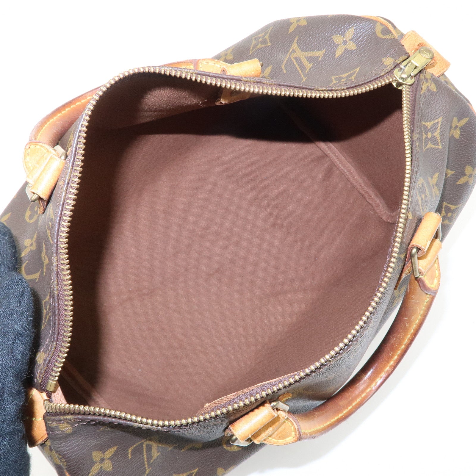Louis Vuitton Monogram Speedy 30 Hand Bag Boston Bag M41526 Used