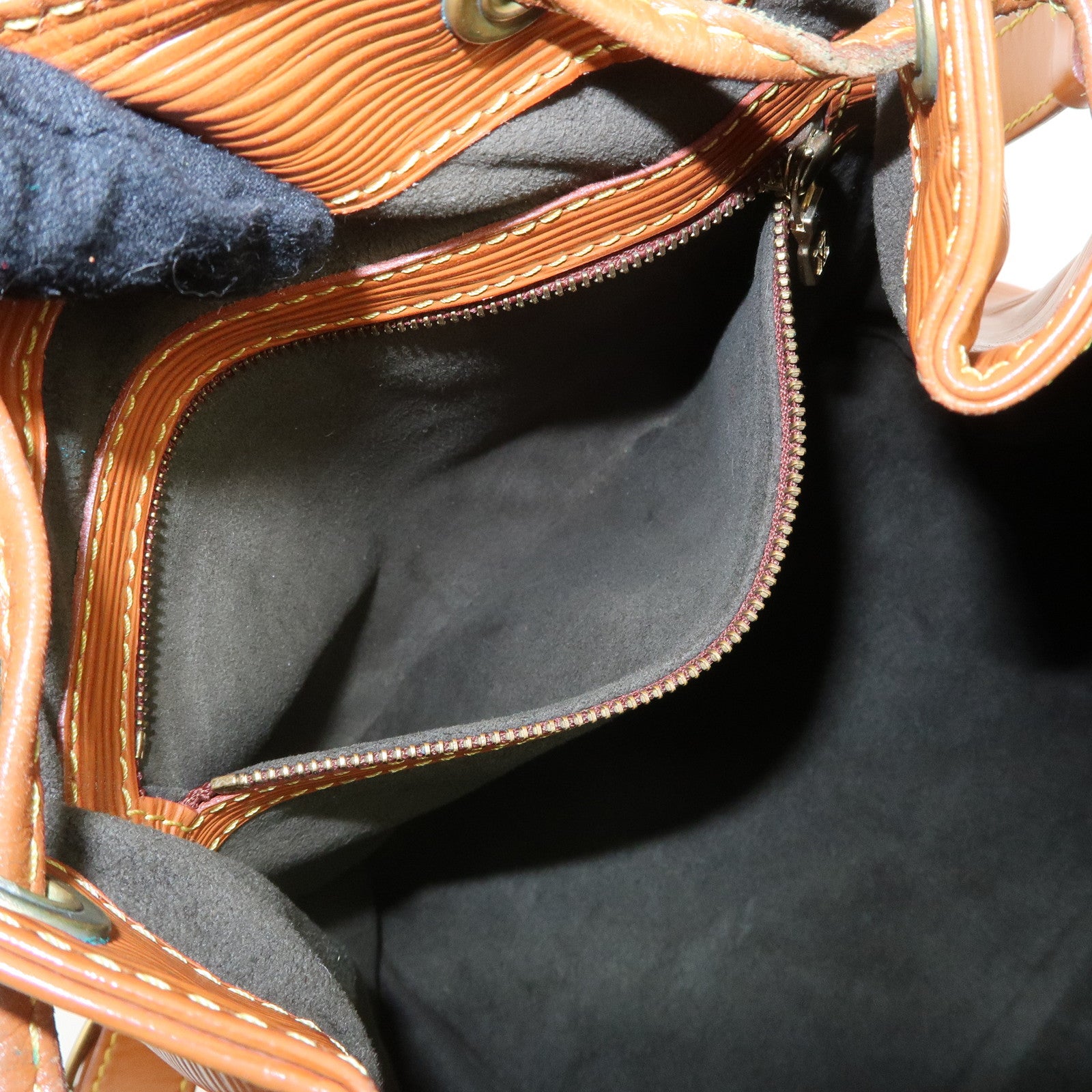 Louis Vuitton Epi Petit Noe Shoulder Bag Zipang Gold M44108 Used