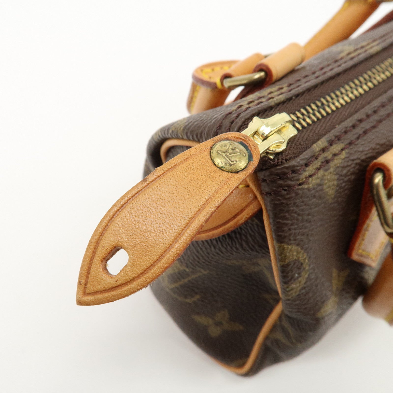 Louis Vuitton Monogram Mini Speedy & Strap M41534 J00145 Used