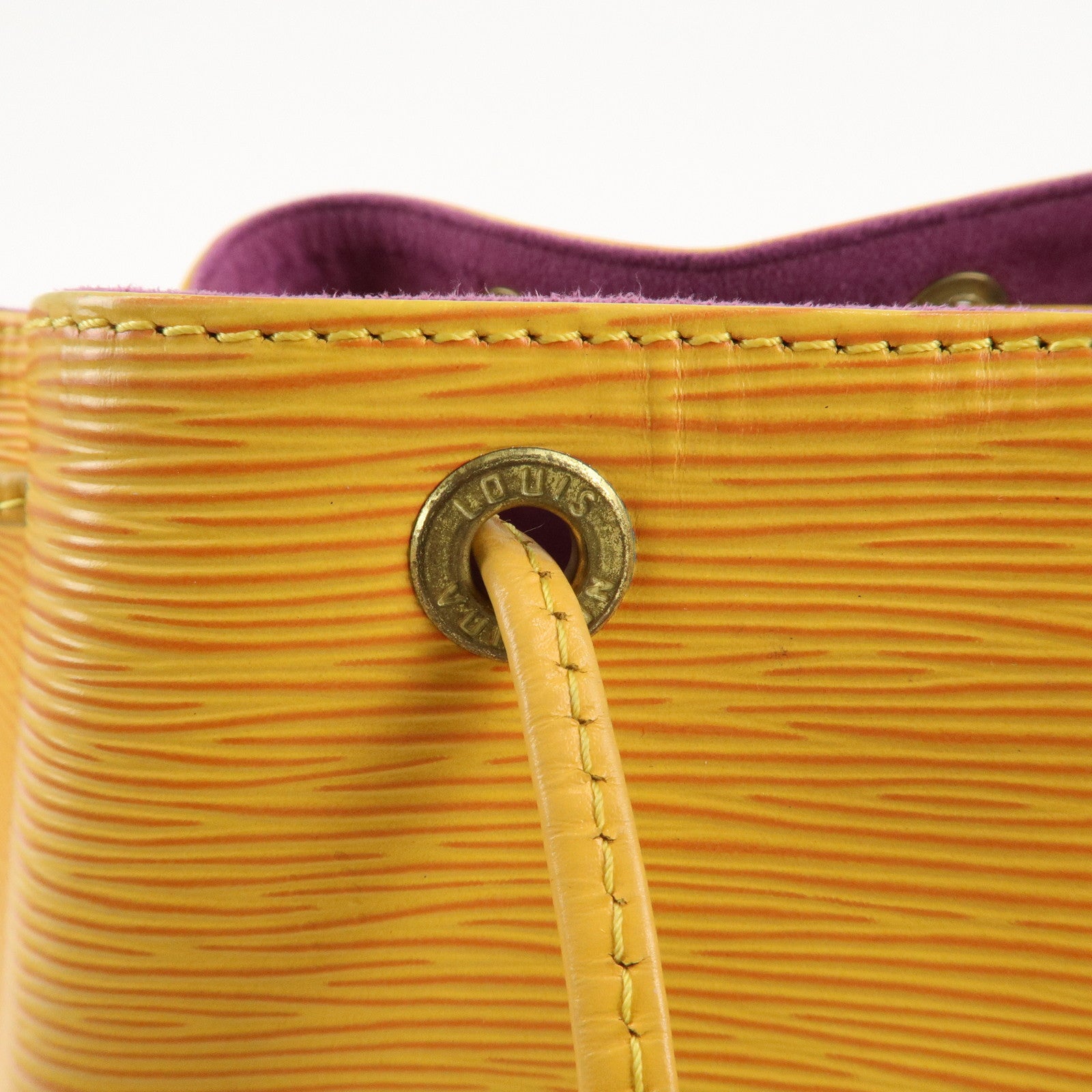 Louis Vuitton Epi Petit Noe Shoulder Bag Tassili Yellow M44109 Used