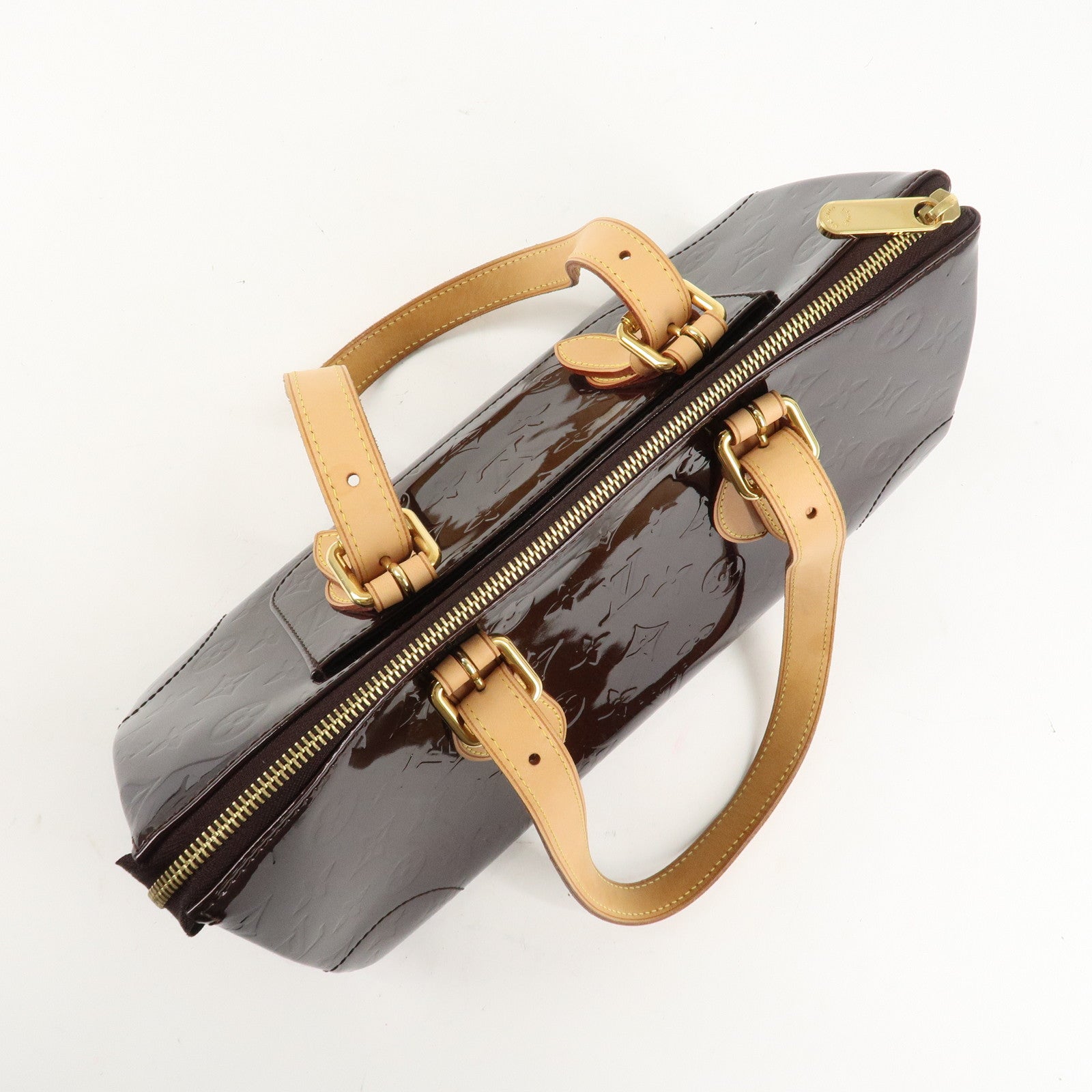 Louis Vuitton Monogram Vernis Rosewood Avenue Hand Bag M93510 Used