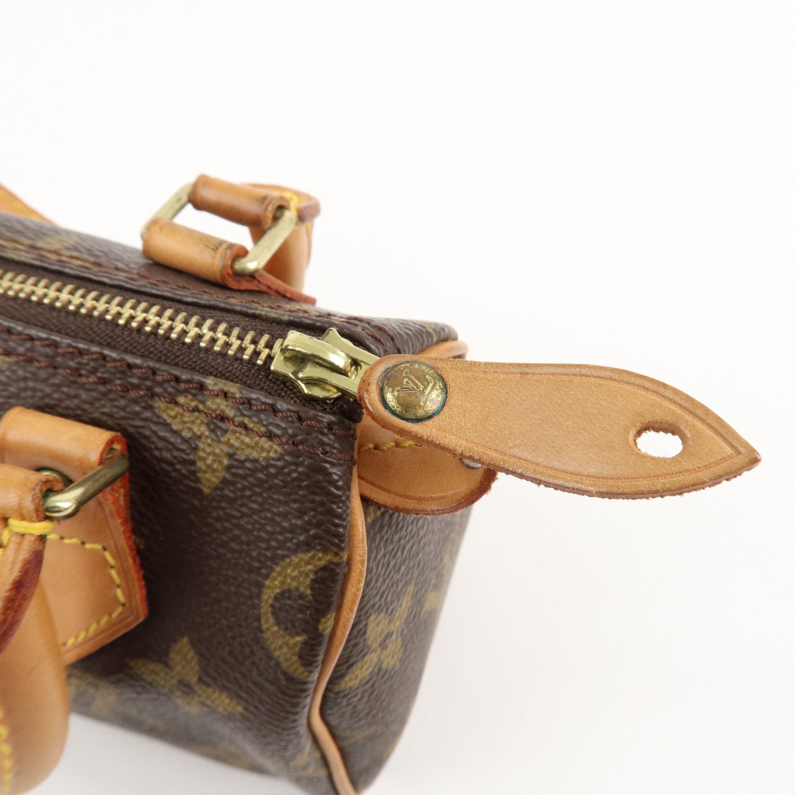 Louis Vuitton Monogram Mini Speedy & Strap M41534 J75010 Used