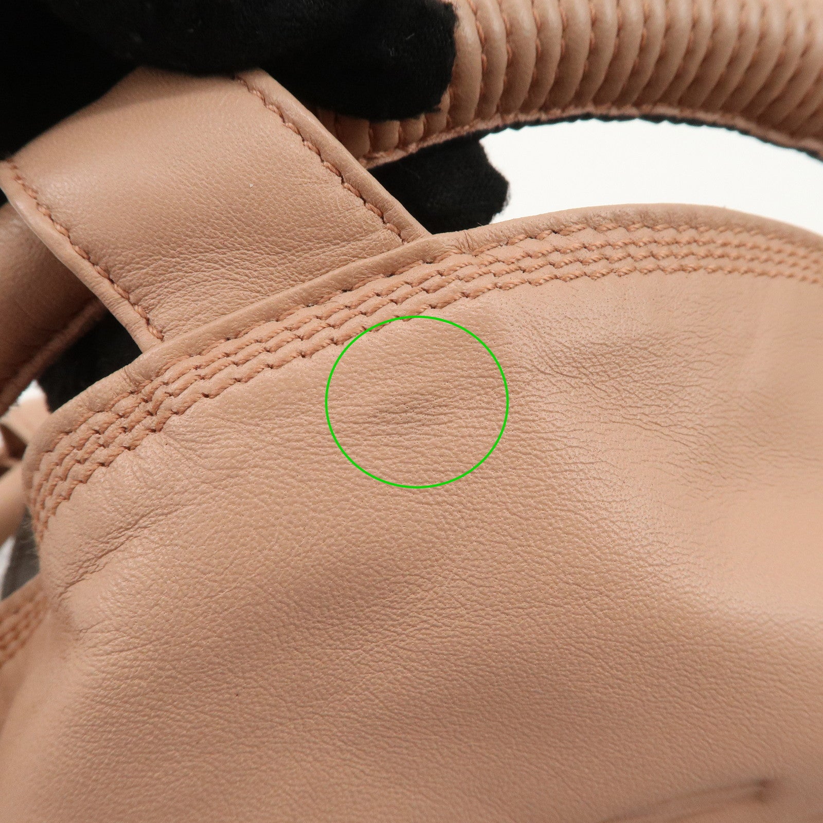 LOEWE Anagram Leather Nappa Aire Hand Bag Pink Used