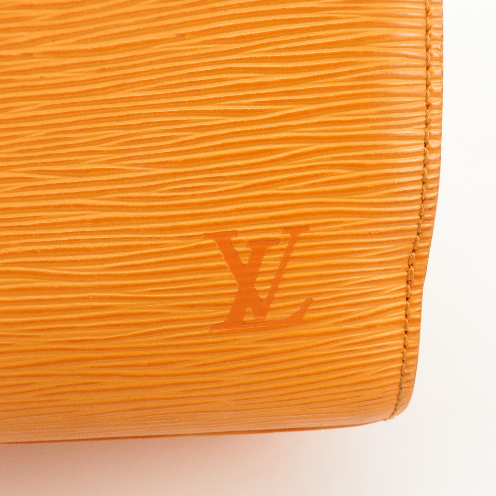 Louis Vuitton Epi Pont Neuf Hand Bag Mandarin Orange M5205H Used