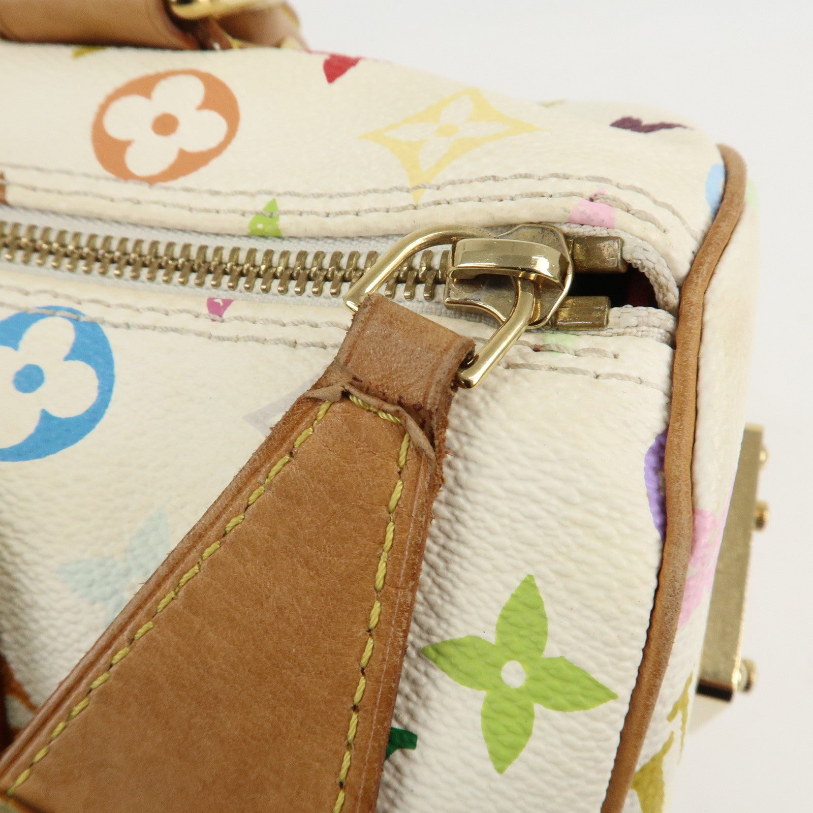 Louis Vuitton Monogram Multicolor Speedy 30 Hand Bag M92643 Used